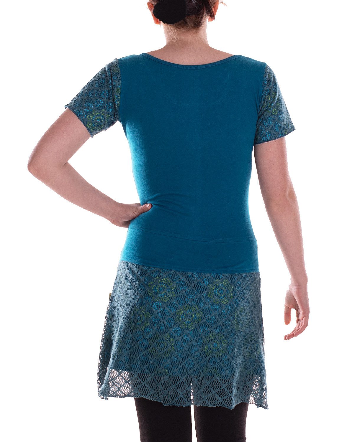 Vishes Sommerkleid Damen A-Linie Kleid Baumwolle günstig online kaufen