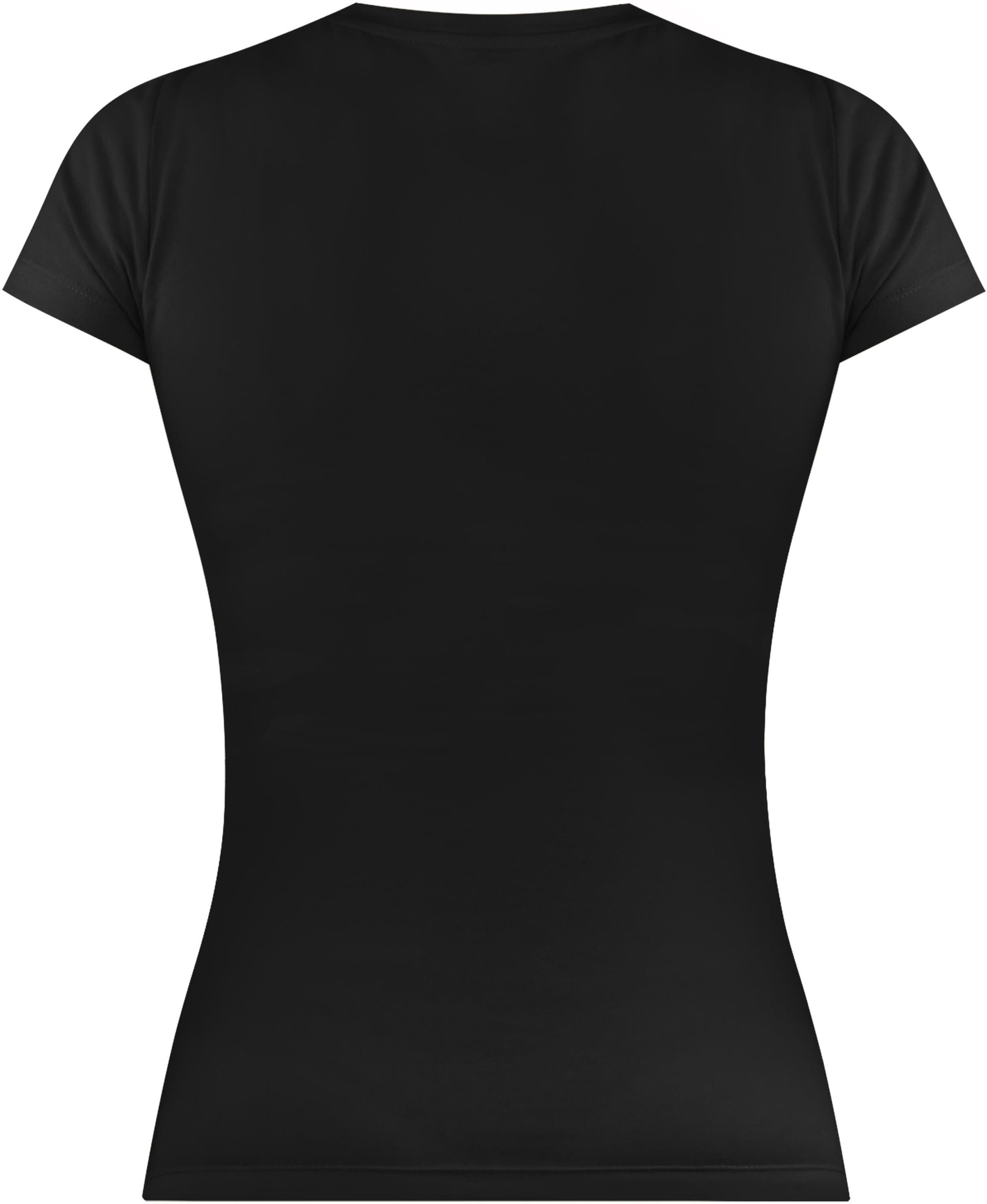 Janice Kurzarmshirt 3 x Damen T-Shirt hochgeschlossen Nice Figurbetontes Sh günstig online kaufen