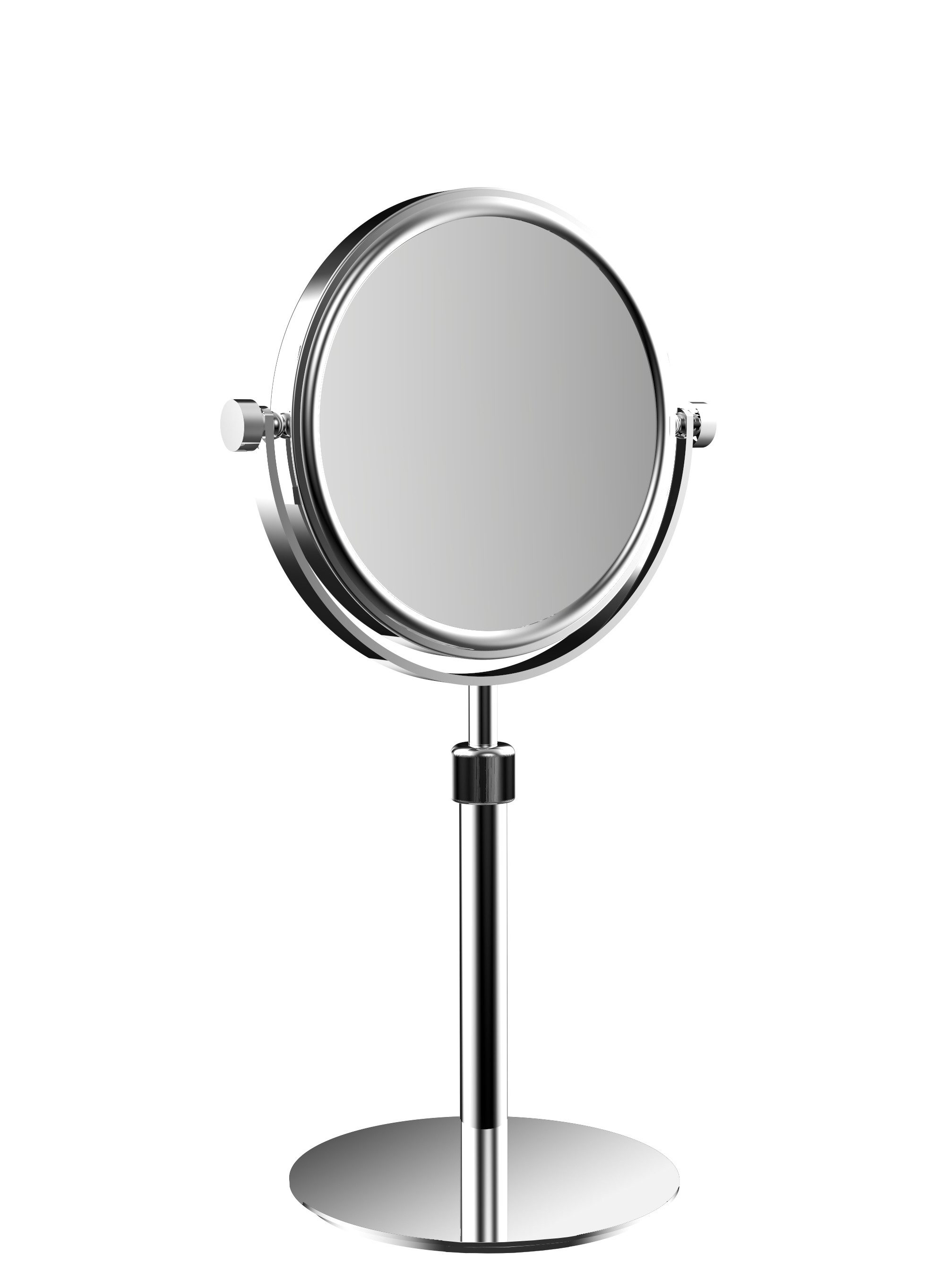 Calmwaters Kosmetikspiegel Standspiegel, Chrom, 3/1-fach Vergrößerung, rund günstig online kaufen