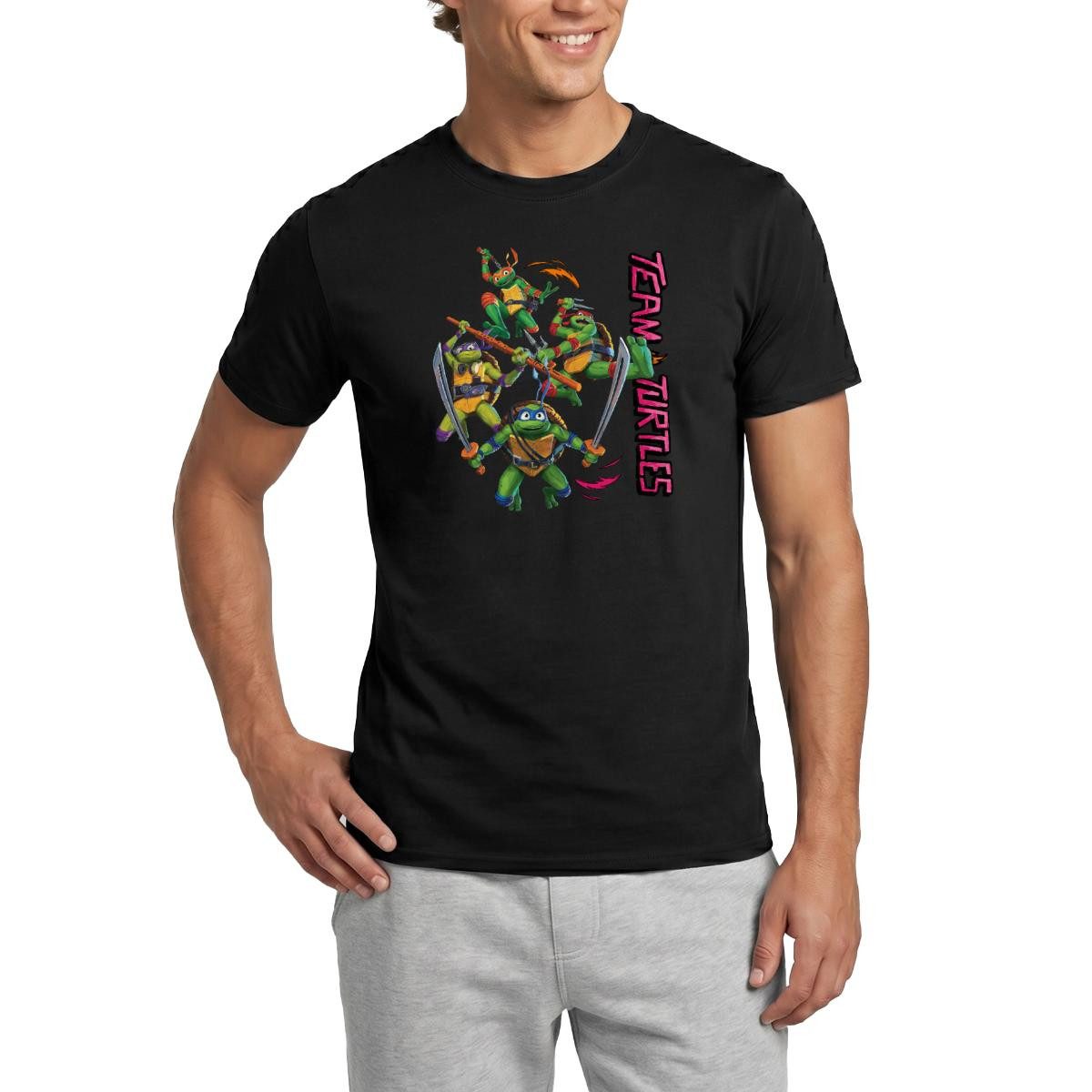 Spreadshirt T-Shirt TMNT Mutant Mayhem Team Turtles Männer T-Shirt (1-tlg)