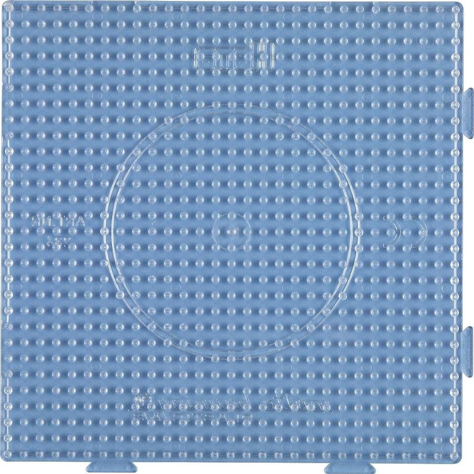 Hama Bügelperlen Hama Stiftplatten-Set große Basics, transparent für Midi-Bügelperlen