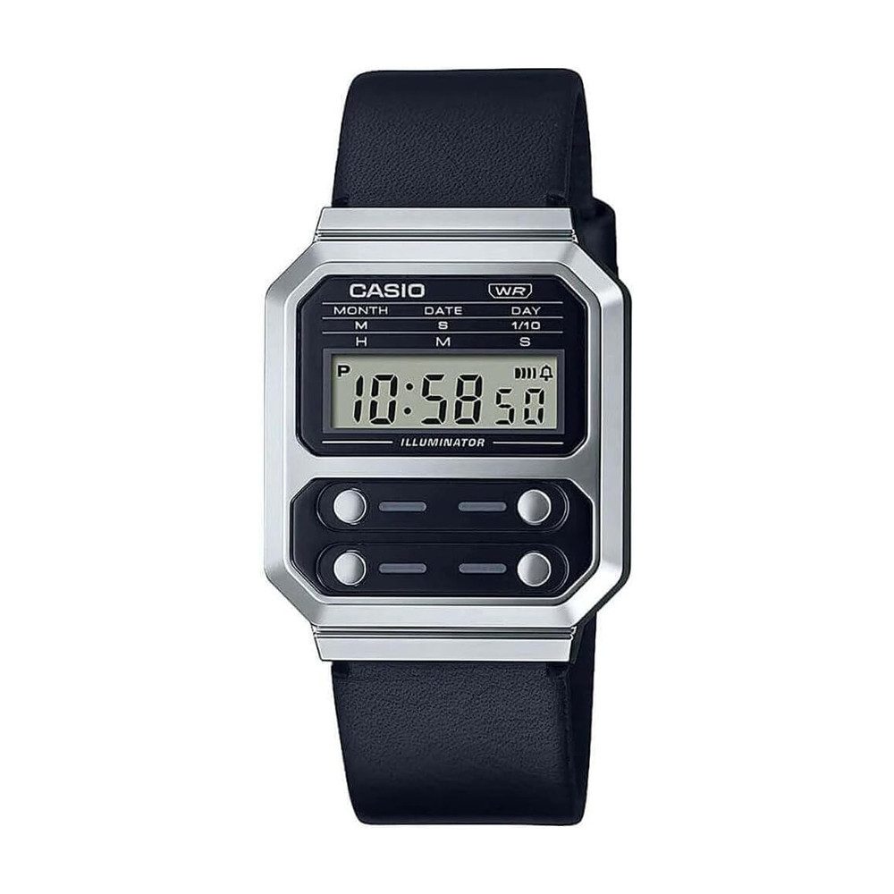 CASIO Quarzuhr Casio A100WEL-1AEF A100WEL-1AEF, Casio A100WEL-1AEF