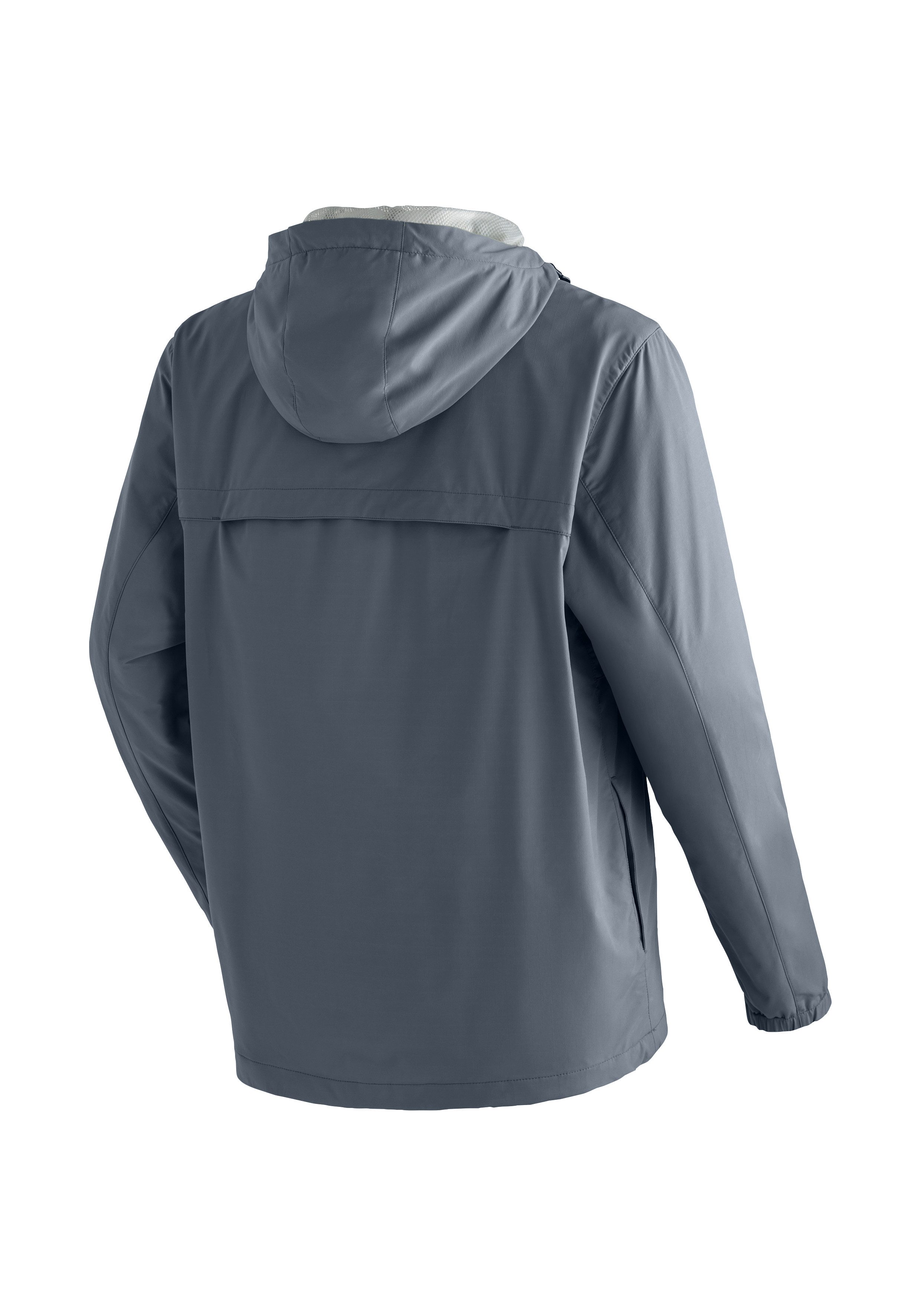 Maier Sports Outdoorjacke OkokO Loop Unisex Windbreaker, Schlupfjacke wasserdicht, verstellbare Kapuze