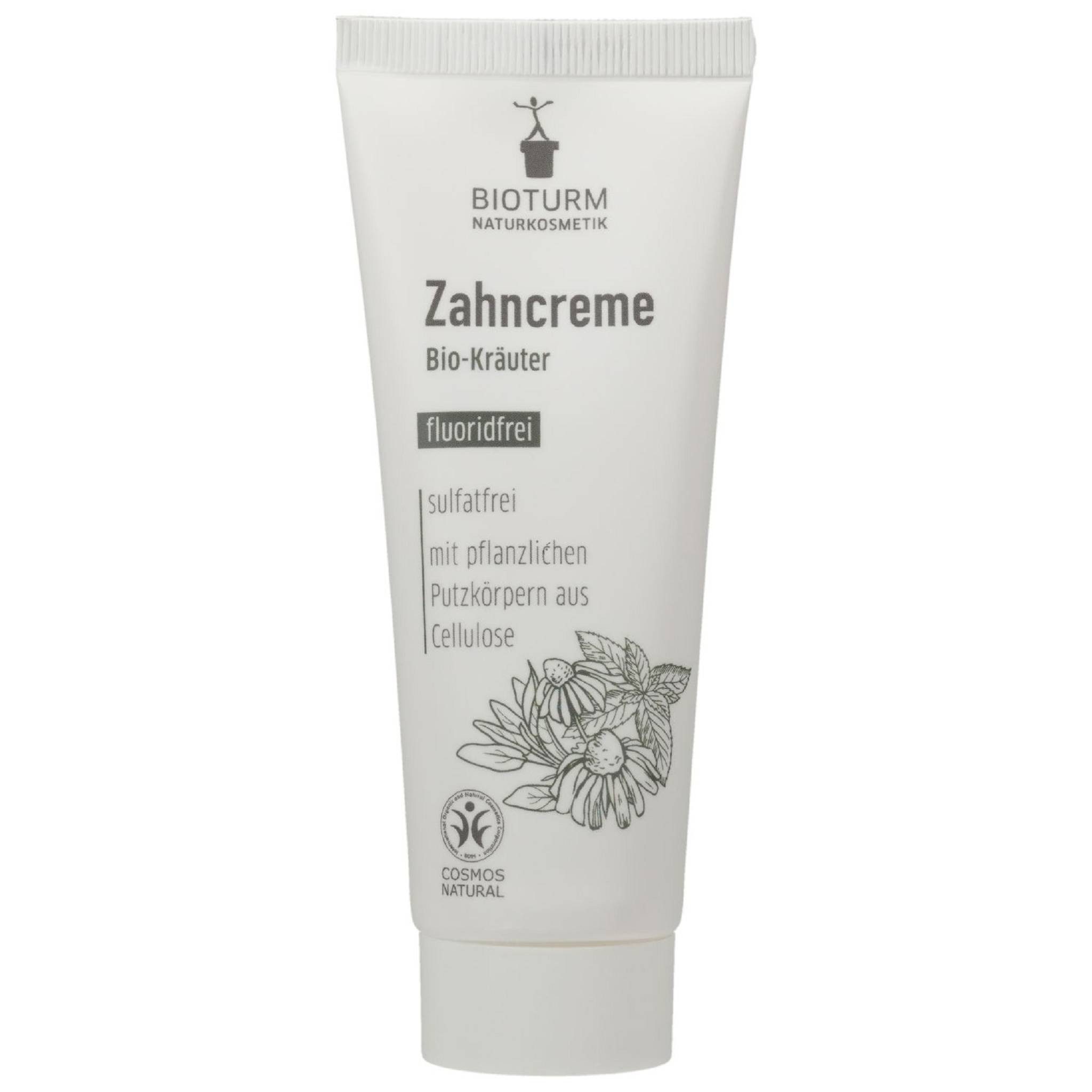 Bioturm Zahnpasta BIOTURM Zahncreme Bio-Kräuter o.Fluorid