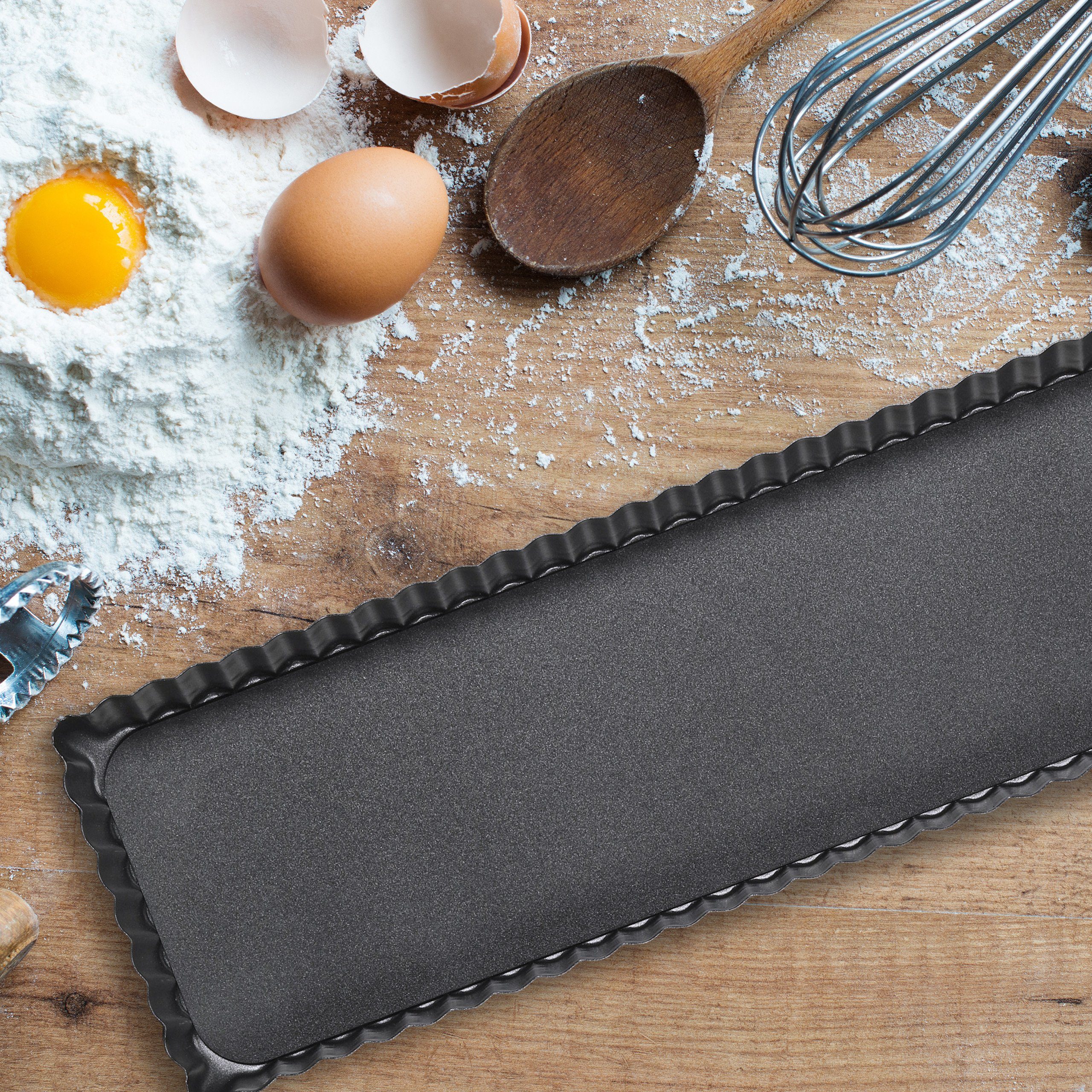 relaxdays Tarteform mit Hebeboden 2er Set