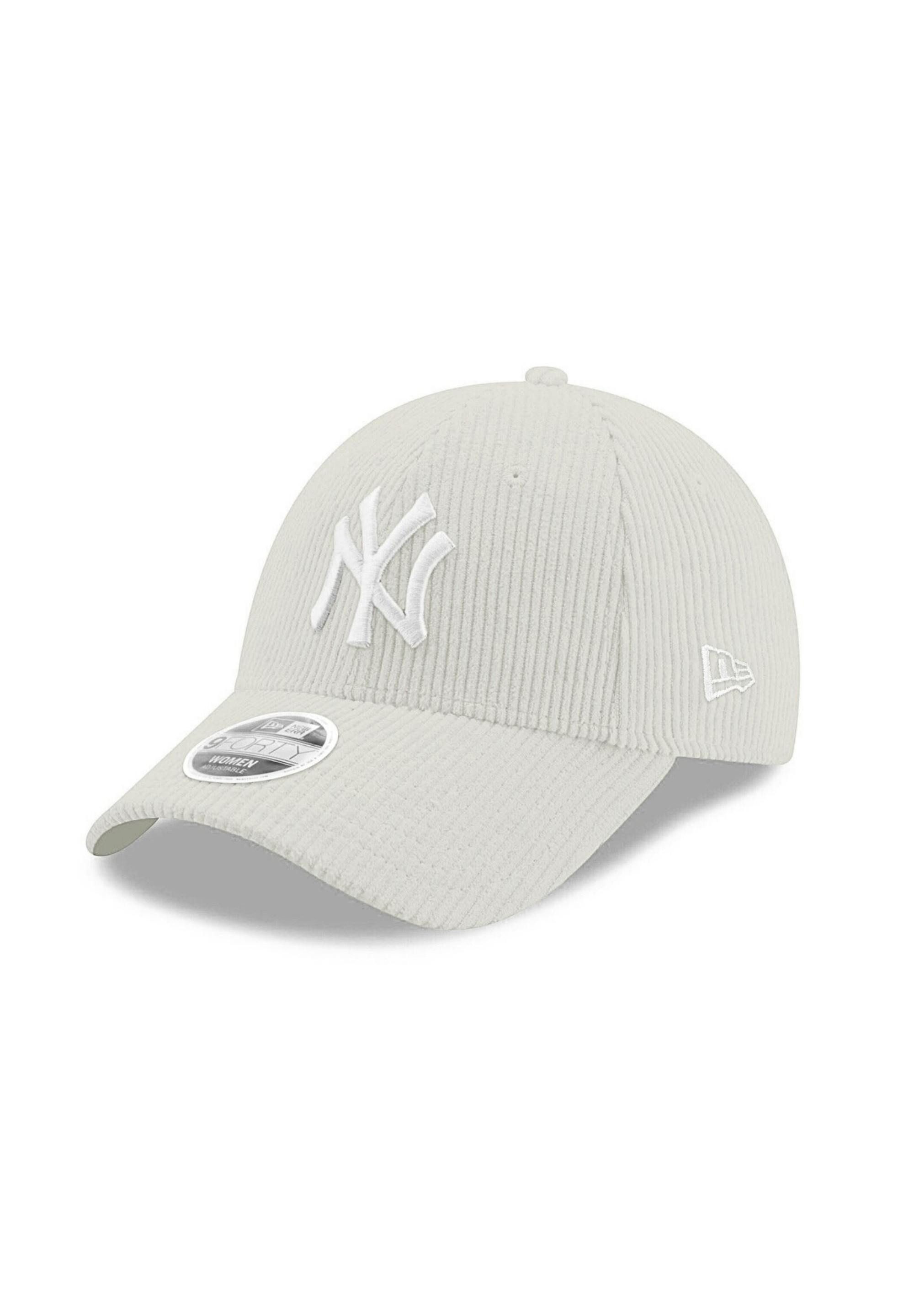 Baseball Cap New York Yankees MLB Cord Chromweiß 9Forty Verstellbare Damen Cap New