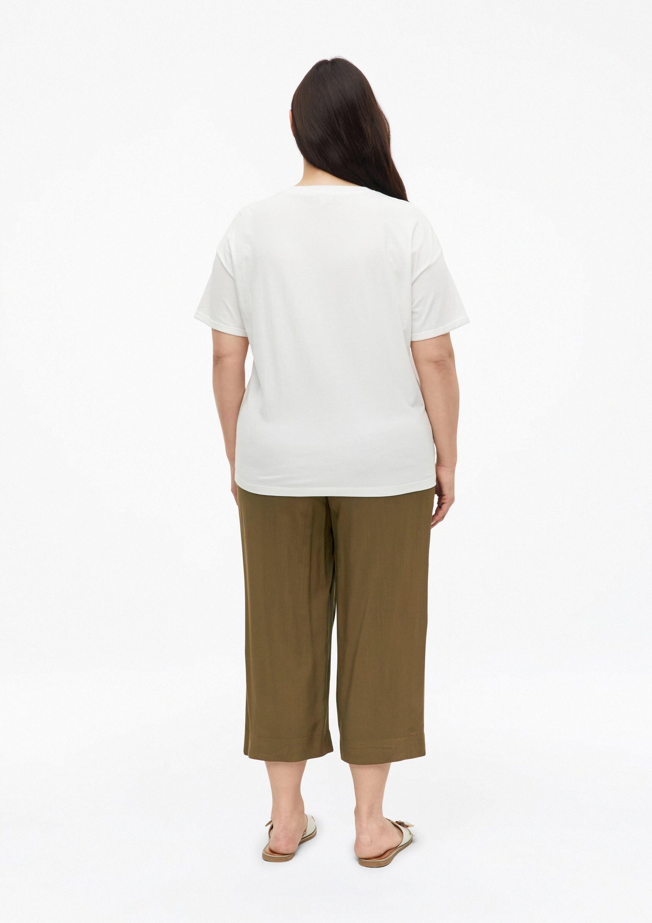 s.Oliver Culotte Hose Culotte aus Viskose mit elastischem Bund