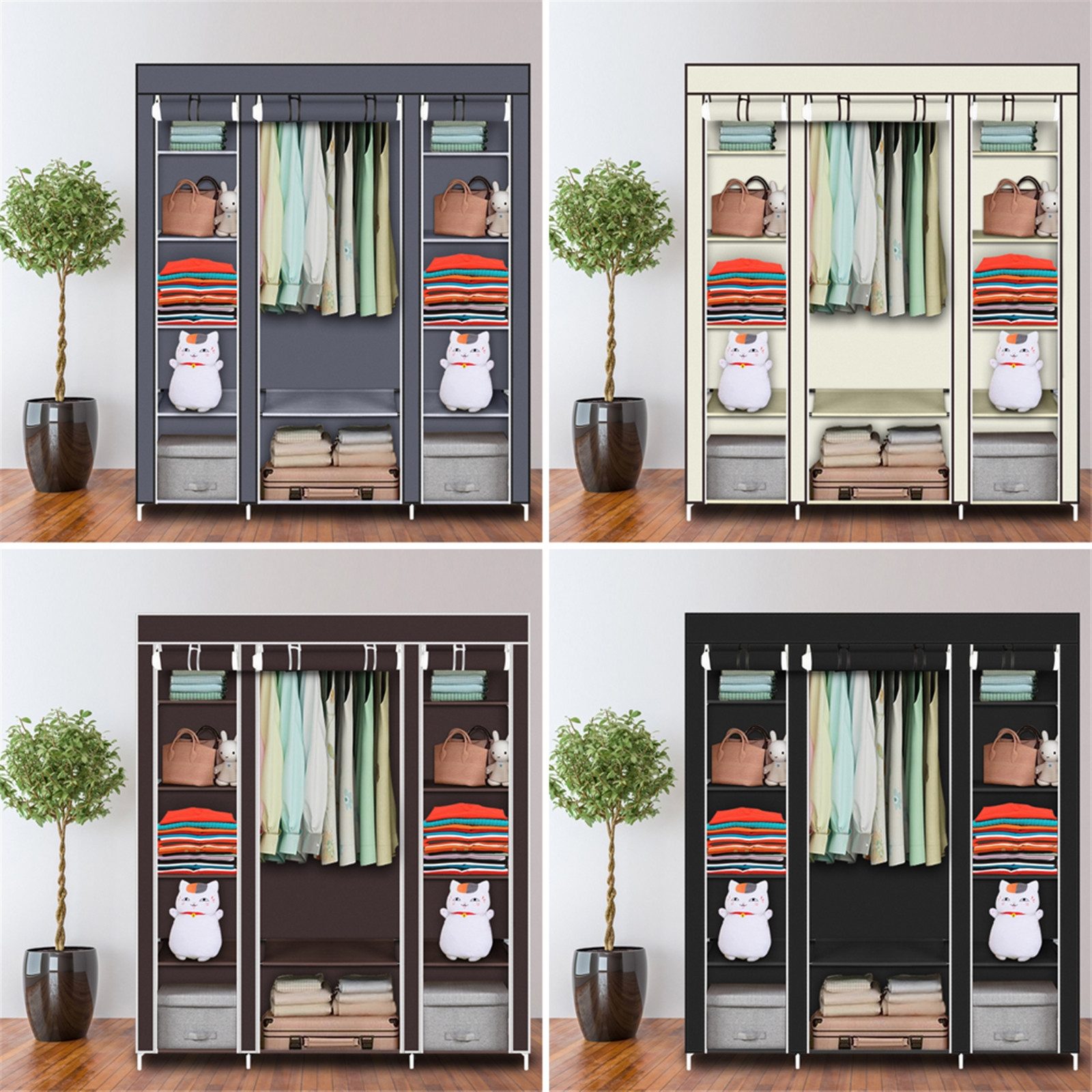 Fine Life Pro Stoffschrank 69" Tragbarer günstig online kaufen