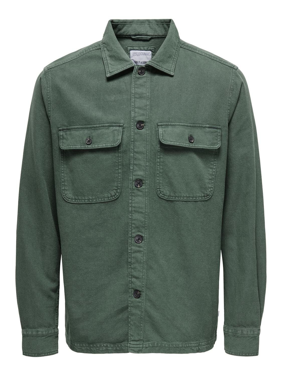 ONLY & SONS Langarmhemd ONSOLIVER TWILL günstig online kaufen