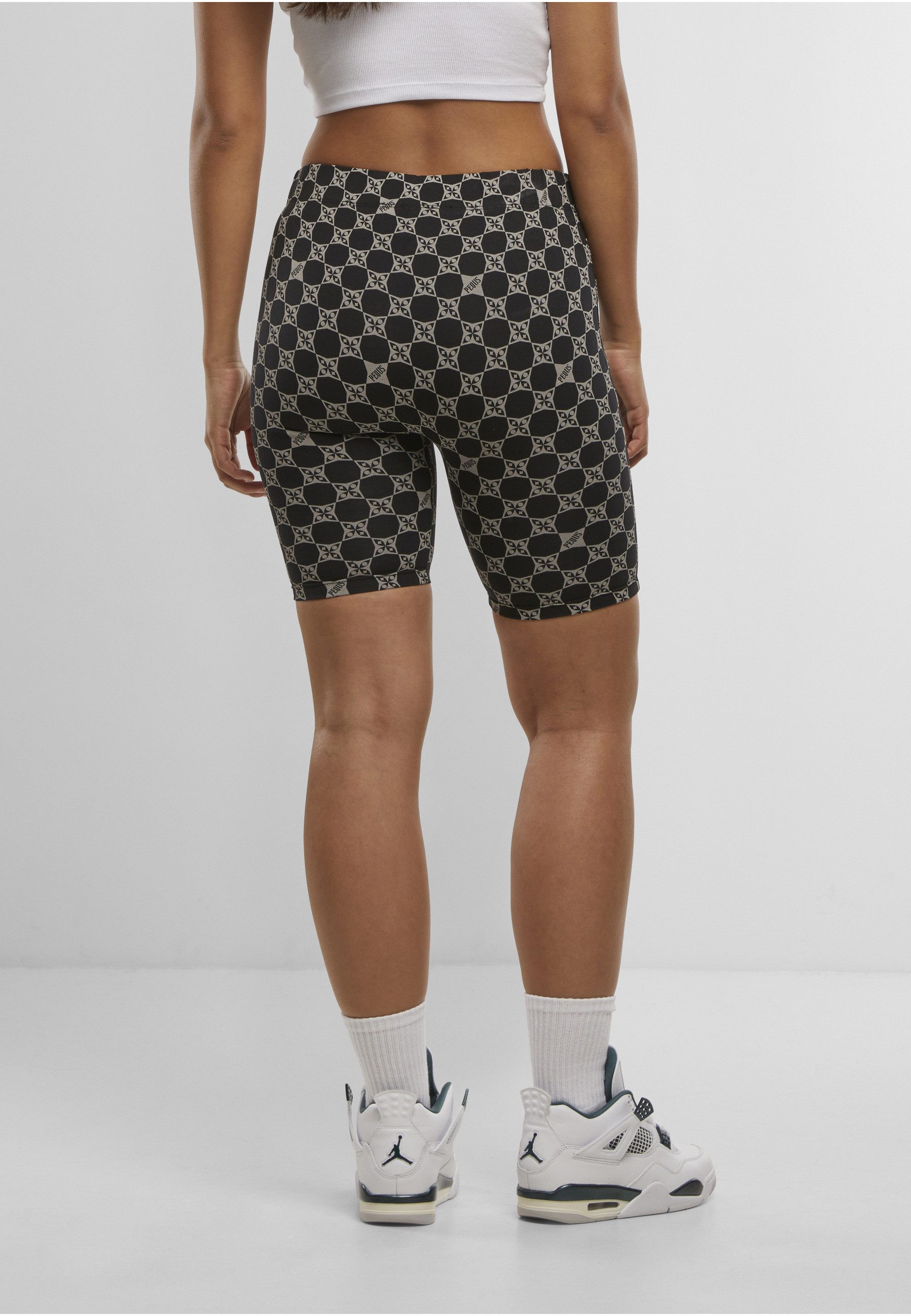 PEQUS Radlerhose PEQUS PEQUS Aether Monogram Biker Shorts (1-tlg)