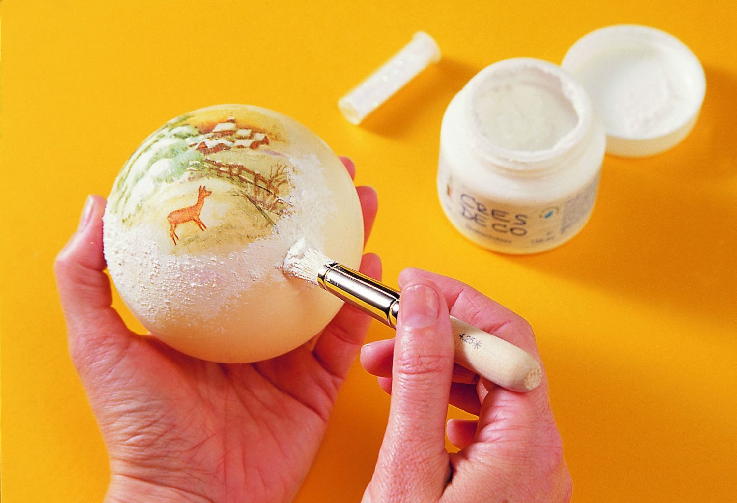 C. KREUL Strukturpaste KREUL Strukturschnee Cres Deco 150ml Dose