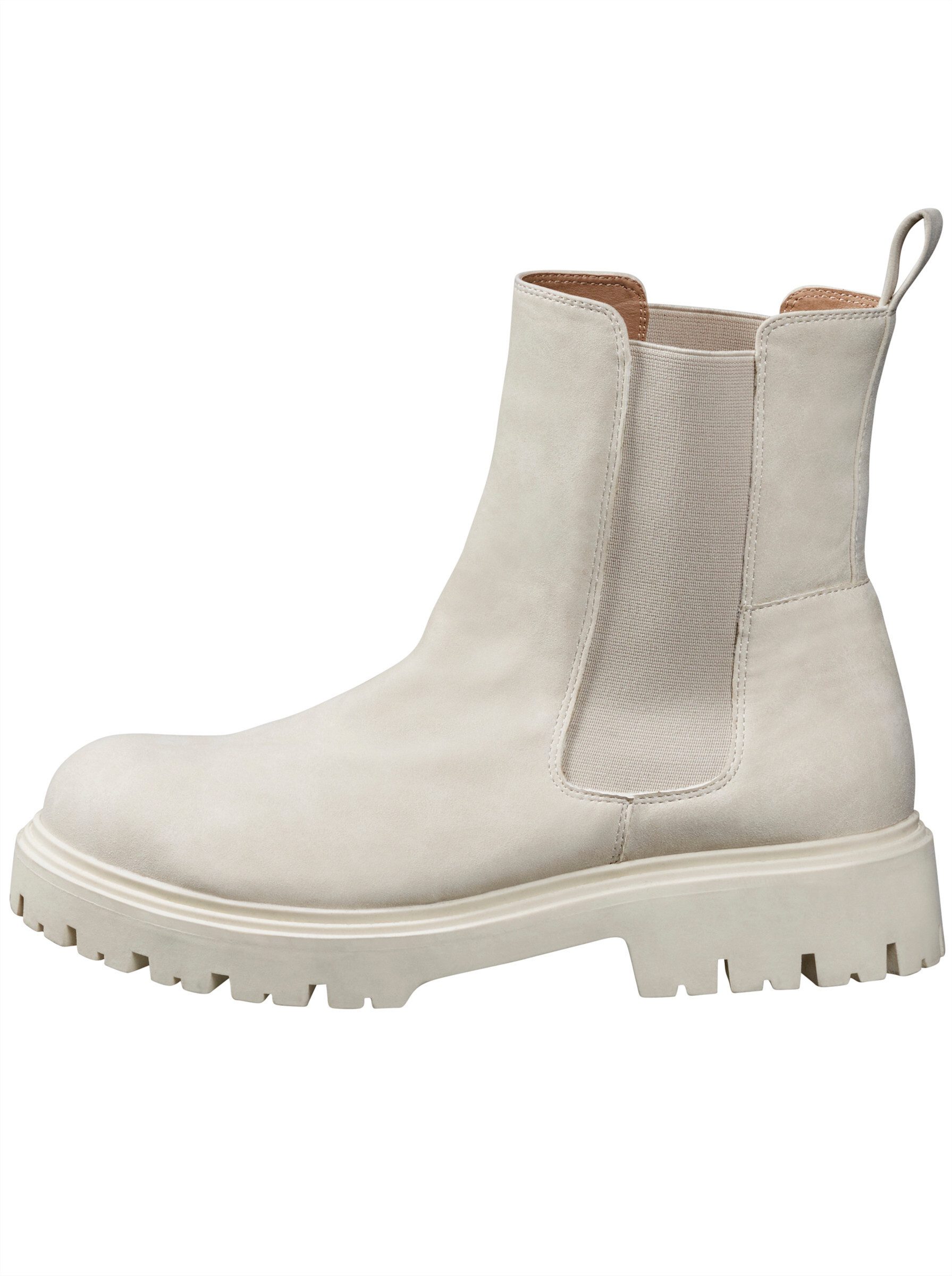 Sheego Ankleboots Stiefelette Stretcheinsatz