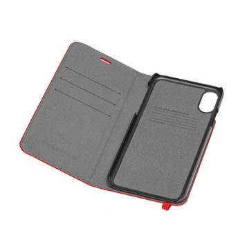 MOLESKINE Smartphonetasche, Klassische Tasche für Iphone X - mit Standfunktion - Scharlachrot