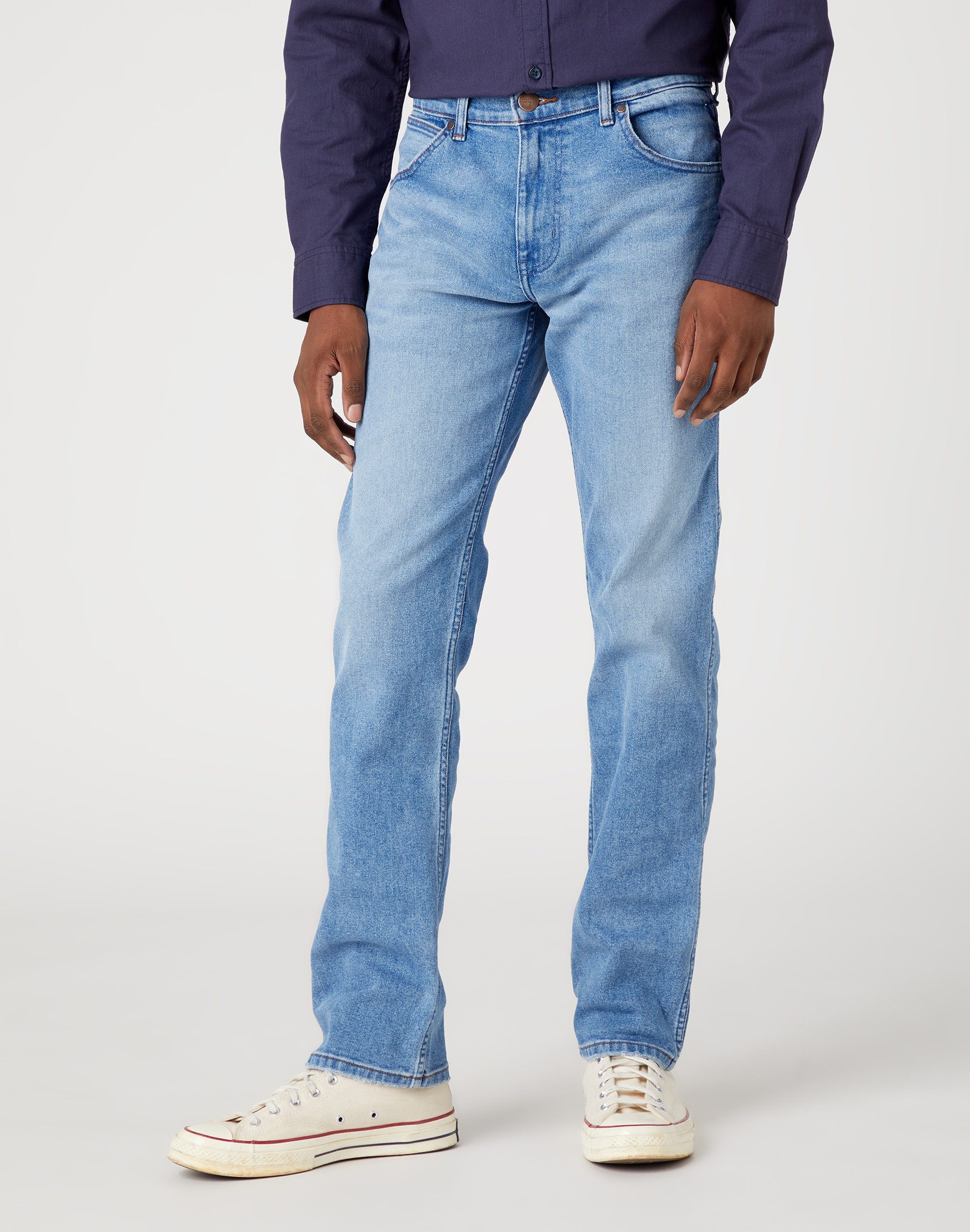 5-Pocket-Jeans WRANGLER GREENSBORO cool twist W15QYLZ70