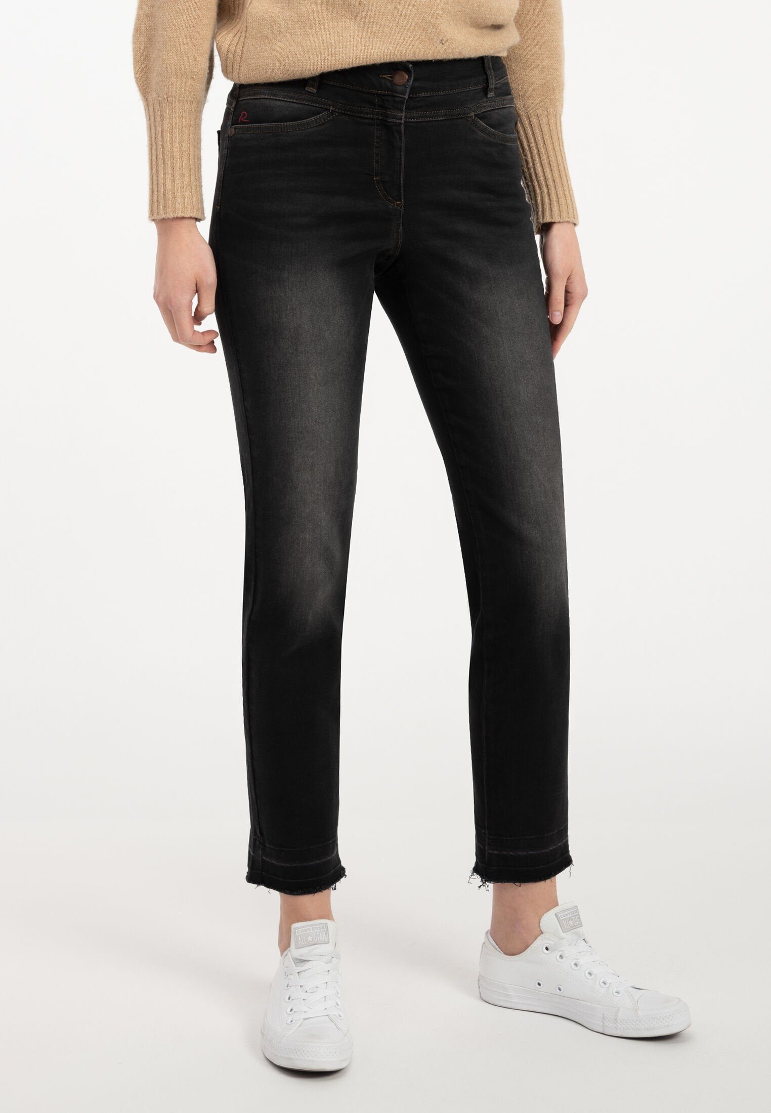 Recover Pants Straight-Jeans ALBA BLACK/ BLACK