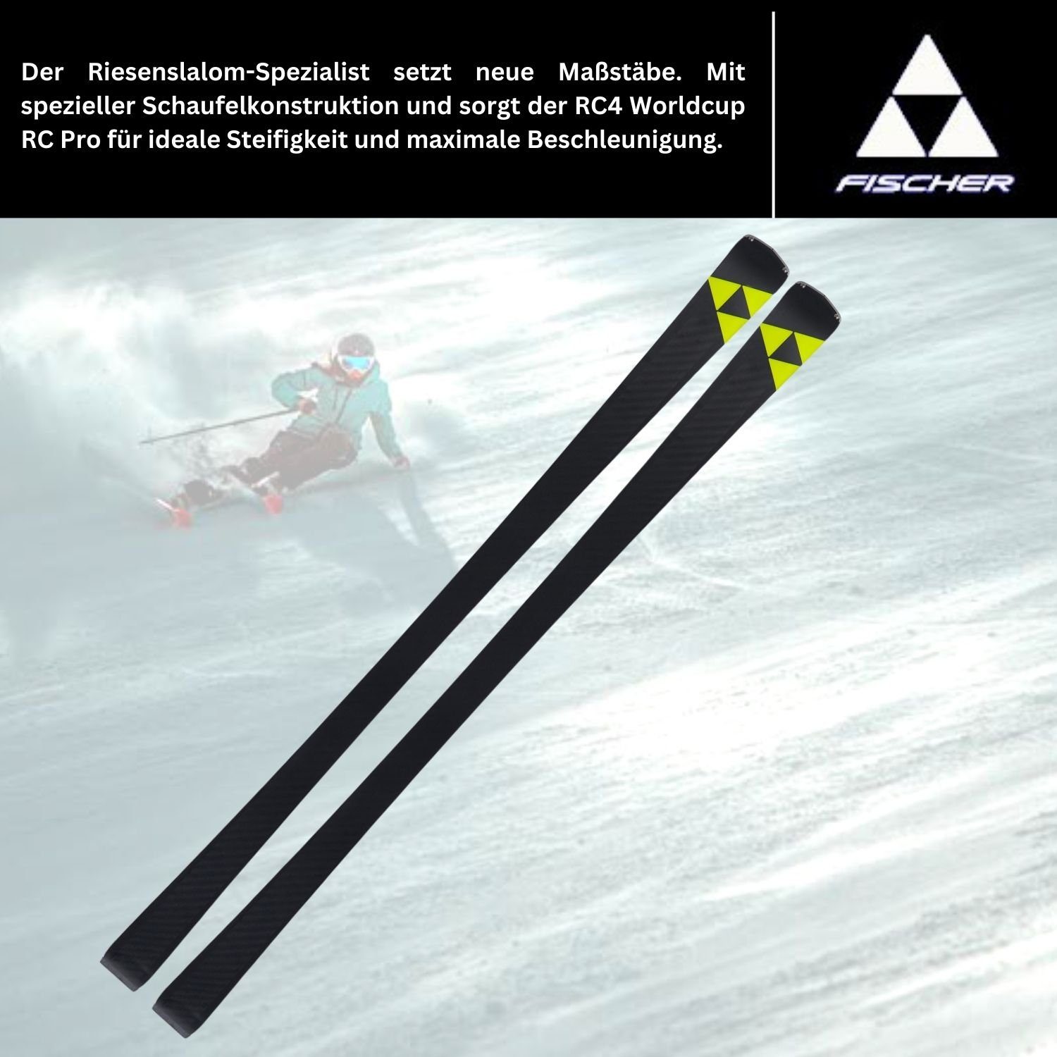 Fischer Sports Ski, Fischer Ski RC4 RC MT Worldcup 2024 + Bindung RC4 Z12 Z3,5-12
