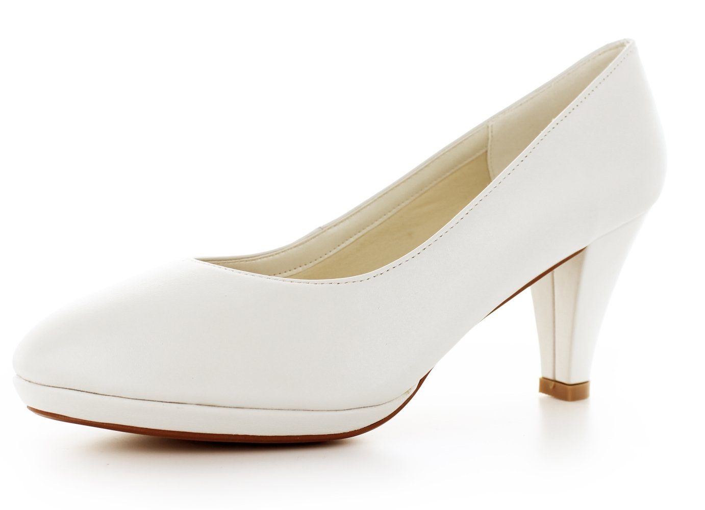 White Lady 833 klassische Leder Brautschuhe Pumps günstig online kaufen