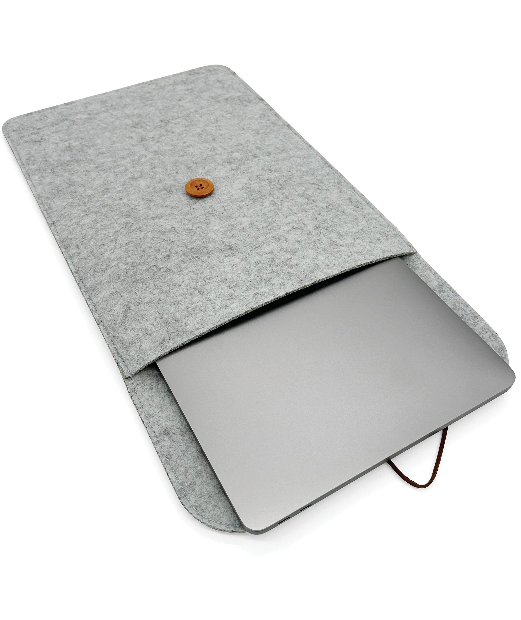 Oxcid Businesstasche Laptoptasche für Notebook Macbook Laptop Tasche Ipad, Filz – Bild 4 von 5