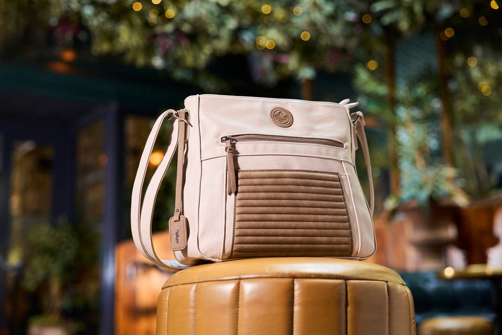 Rieker Umhängetasche, Schultertasche, Damen-Handtasche, mit praktischen Fächern