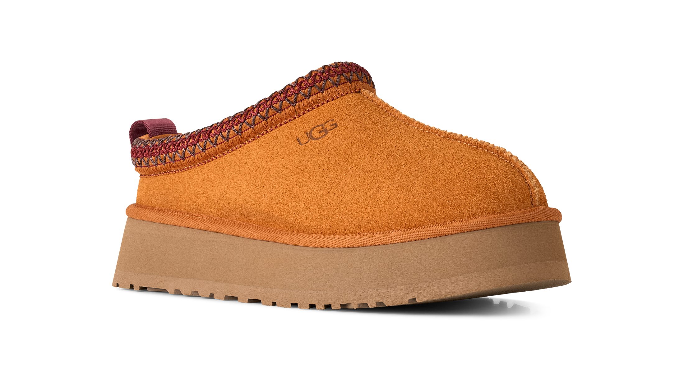 UGG W TAZZ II Slipper Pantoffel, Schlupfschuh, Mule mit Textilborde im Ethno-Look