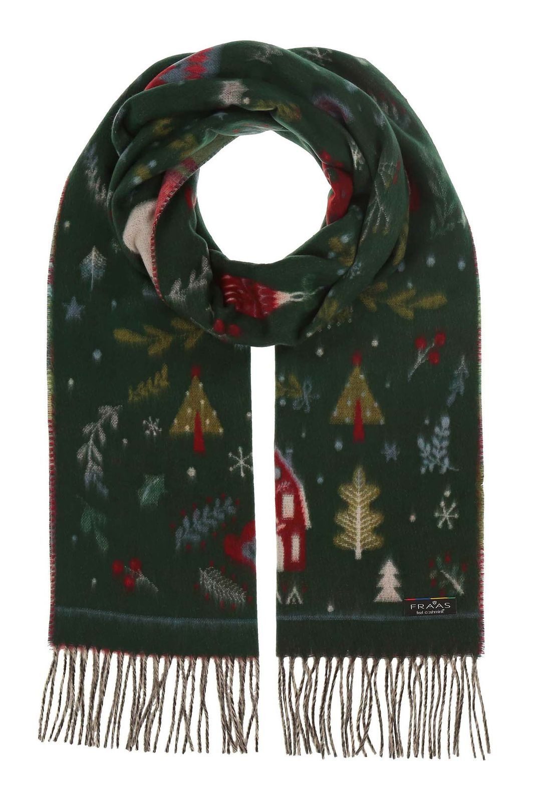 Fraas Modeschal Cashmink® Scarf With Christmas Design günstig online kaufen