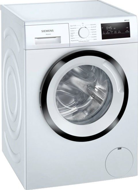 SIEMENS Waschmaschine WM14N129, 8 kg, 1400 U/min, Effizient, langlebig und  leise - iQdrive