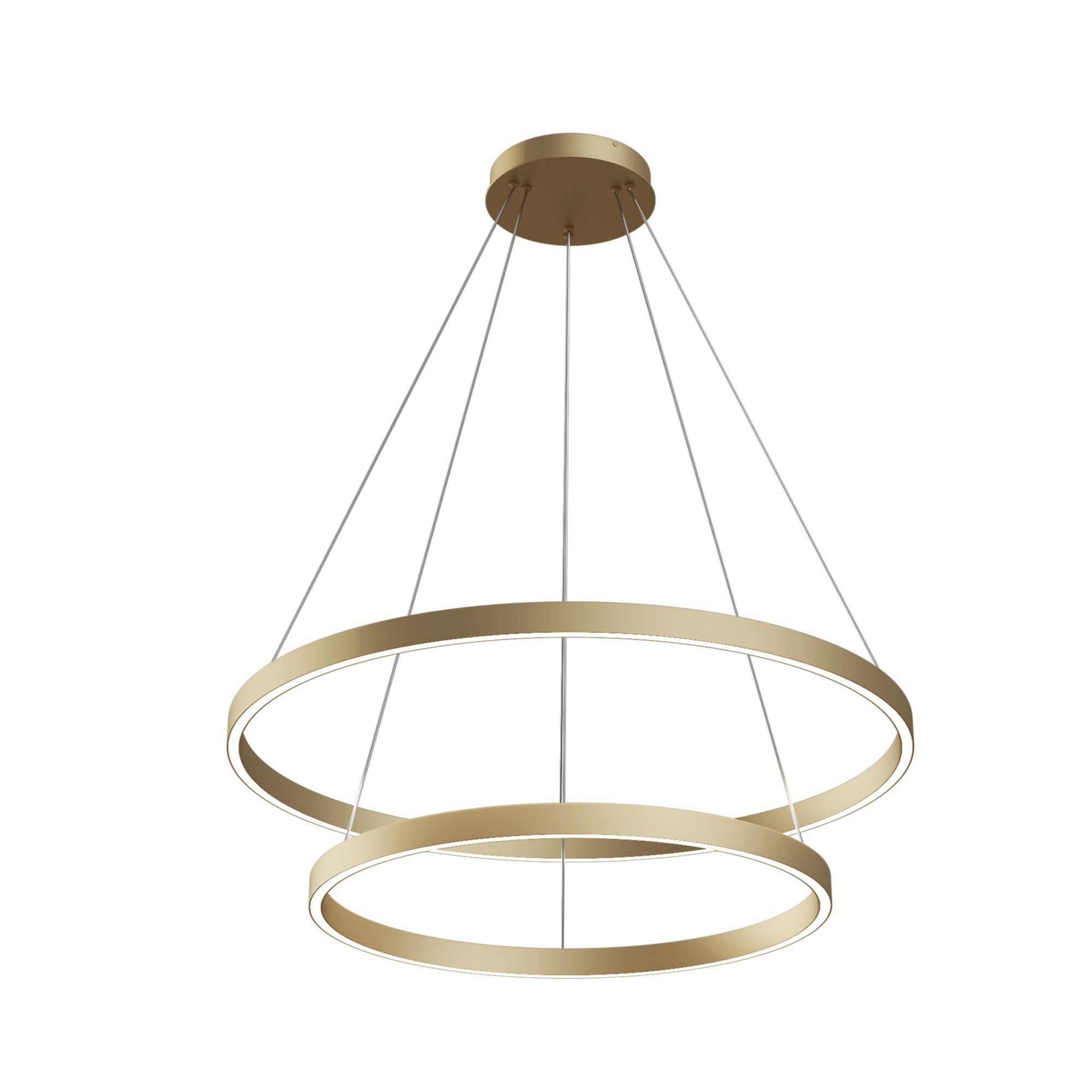 MAYTONI DECORATIVE LIGHTING Pendelleuchte Rim 2 80x120x80 cm, LED fest integriert, hochwertige Design Lampe & dekoratives Raumobjekt