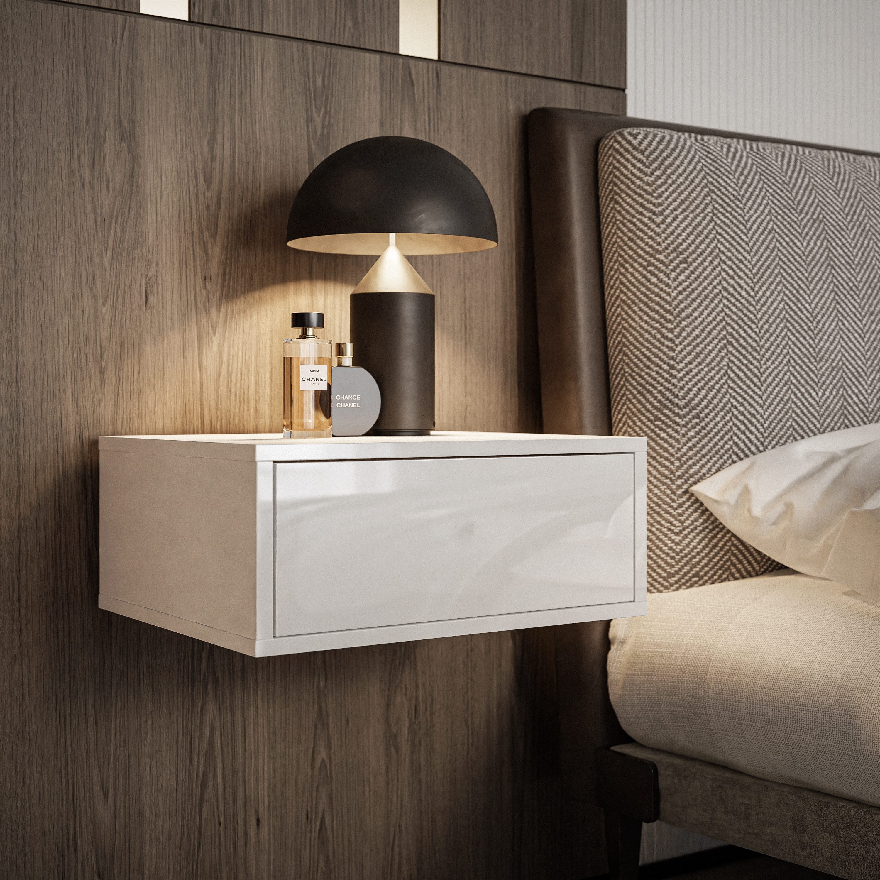 Lookway Nachttisch BLANCO zum Aufhängen, Breite günstig online kaufen