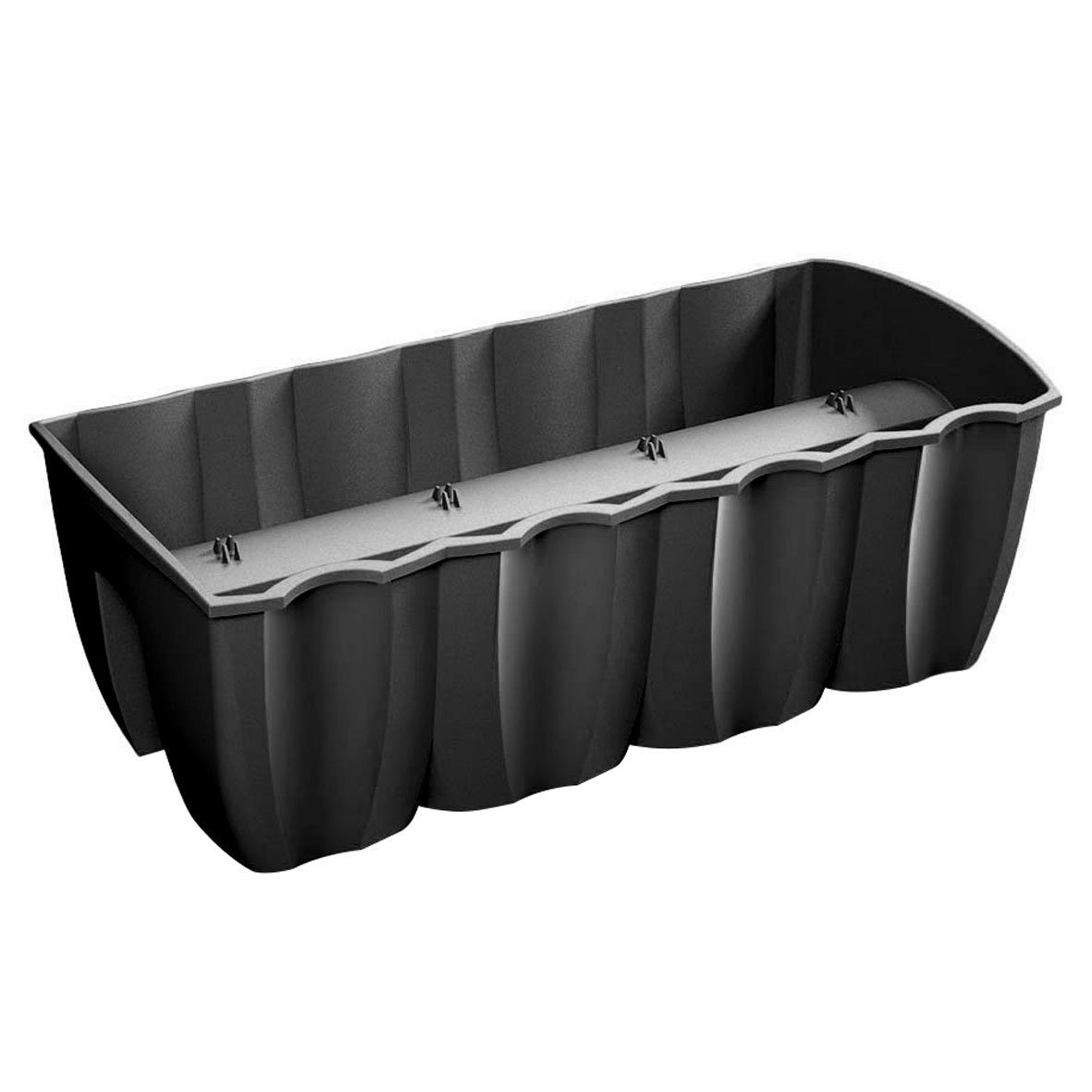 Blumenkasten 18l Balkonkasten Blumentopf Geländer Topf Groß