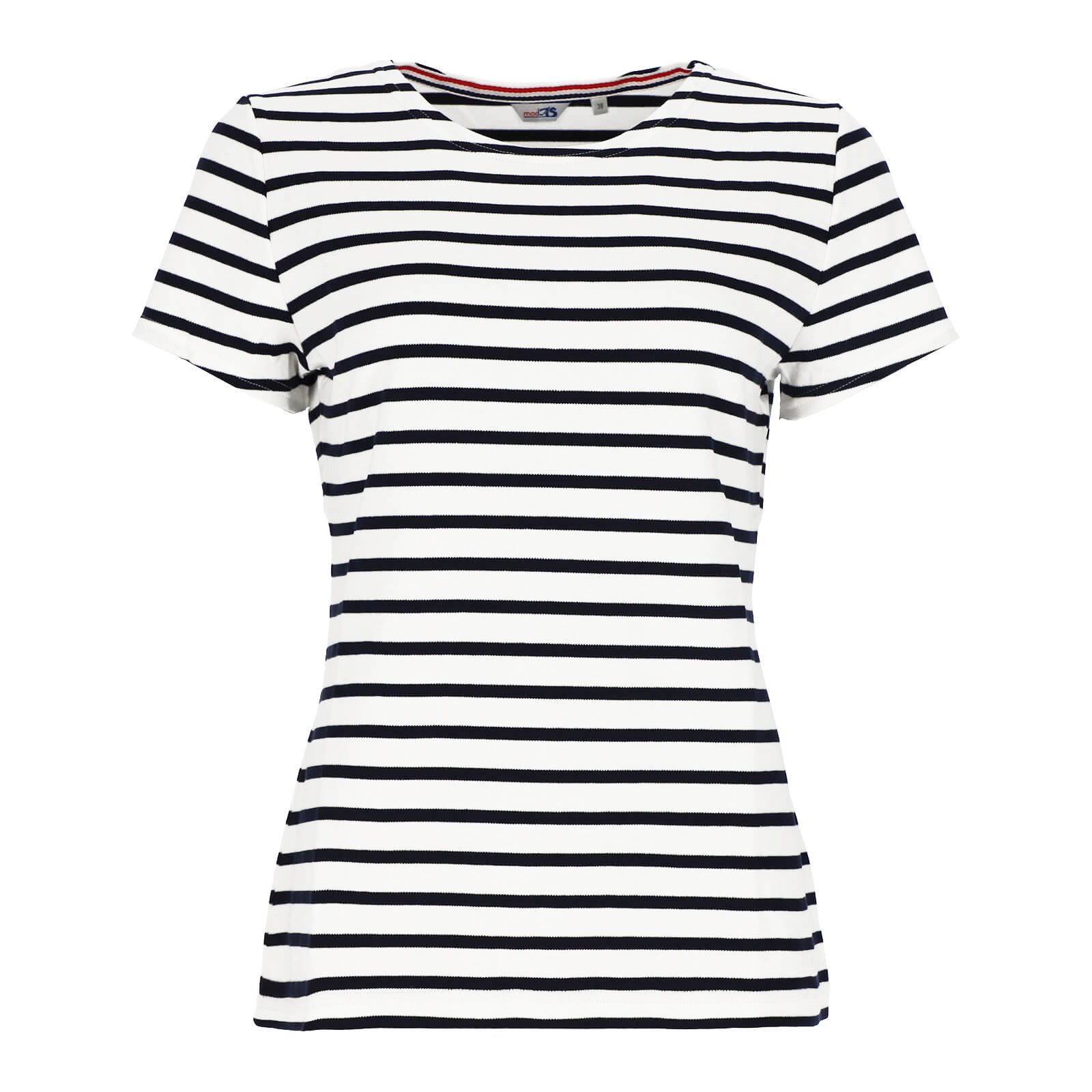 modAS Rundhalsshirt Bretonisches Damenshirt T-Shirt mit günstig online kaufen