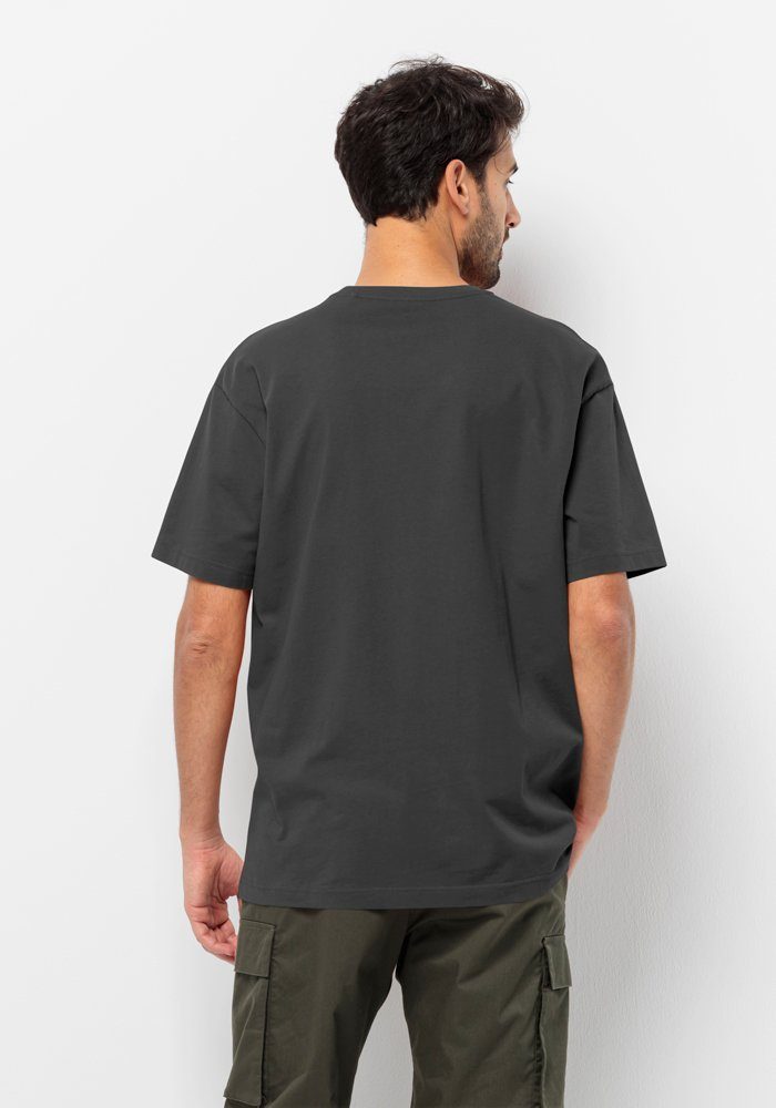 Jack Wolfskin T-Shirt ESCHENHEIMER granite-black T