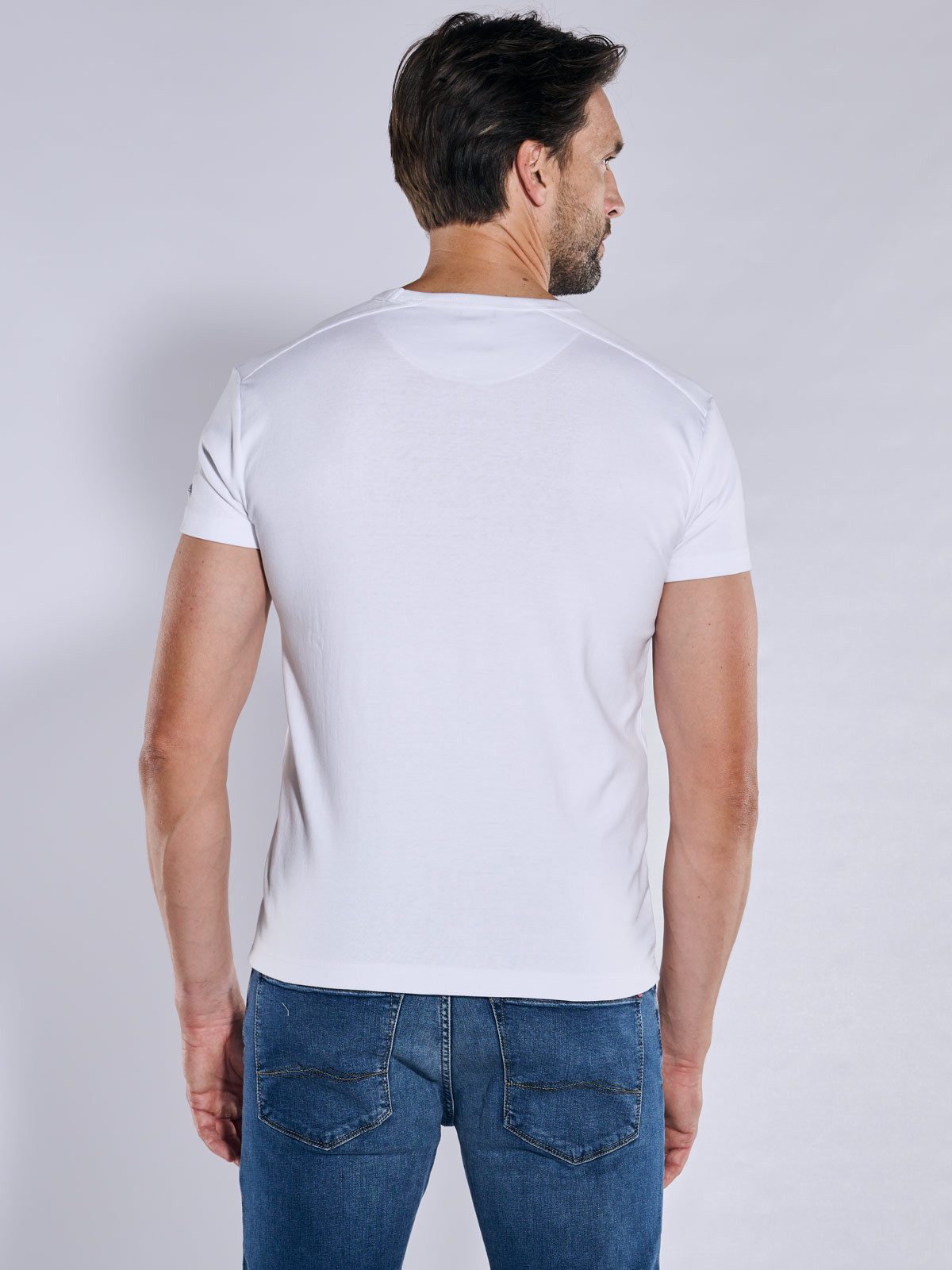 Engbers T-Shirt Herren Basic-Shirt "My Favorite" organic, Reinweiss günstig online kaufen