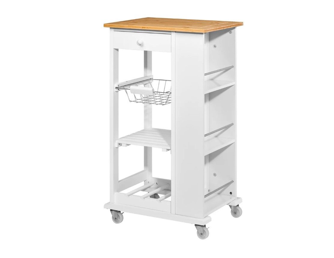 LIVARNO Weinregal Küchentrolley, Küchenschrank