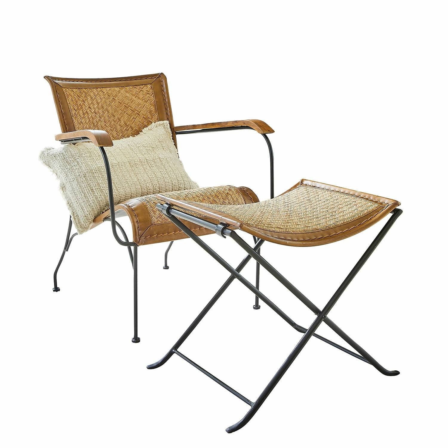 Mirabeau Esszimmerstuhl Stuhl mit Hocker Dauvron braun/schwarz
