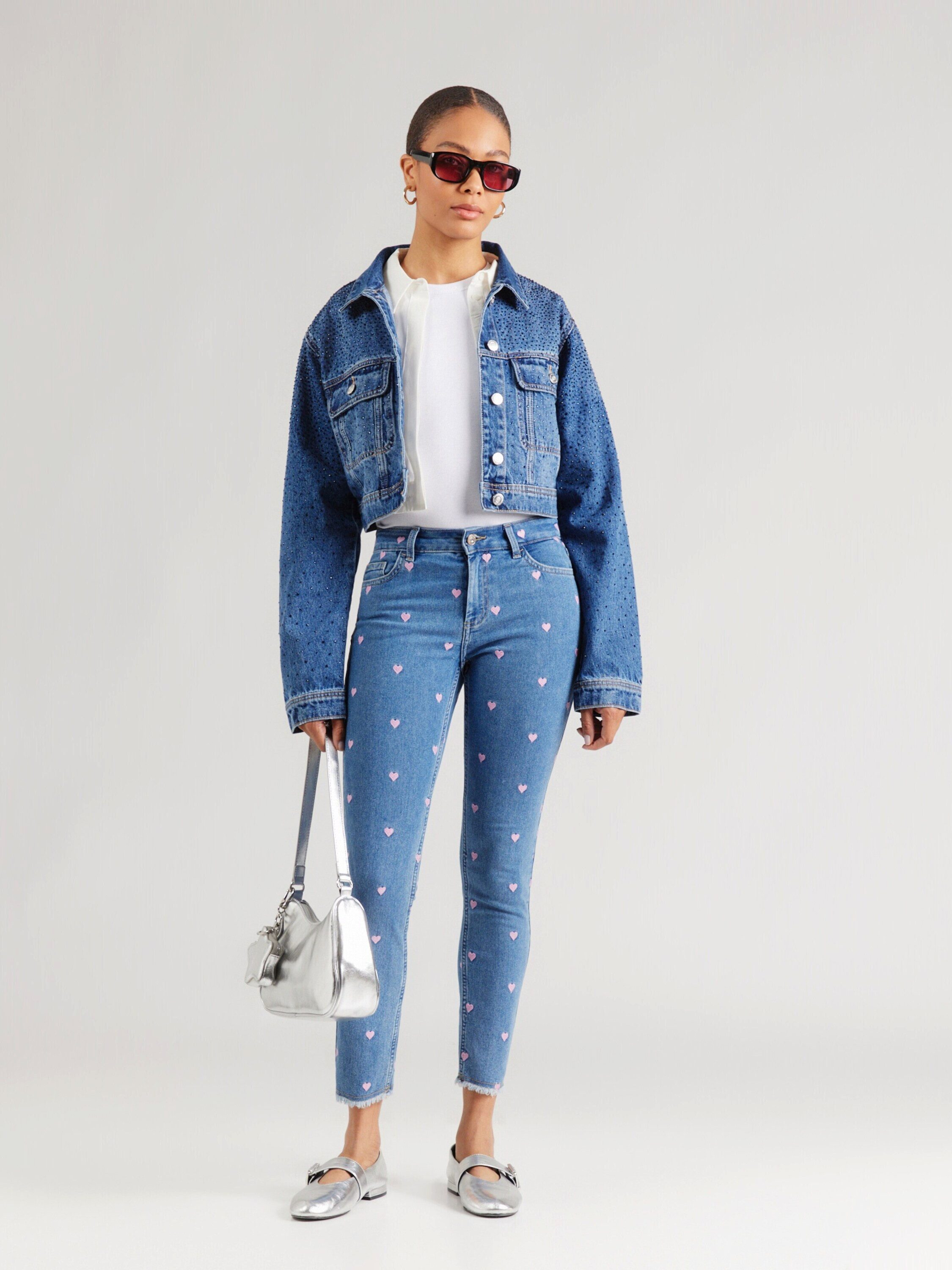 ONLY 7/8-Jeans ONLHUSH (1-tlg) Stickerei