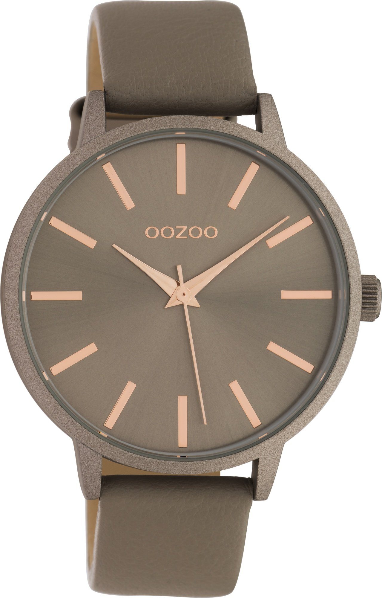 OOZOO Quarzuhr Damenuhr C10612 Armbanduhr Taupe günstig online kaufen