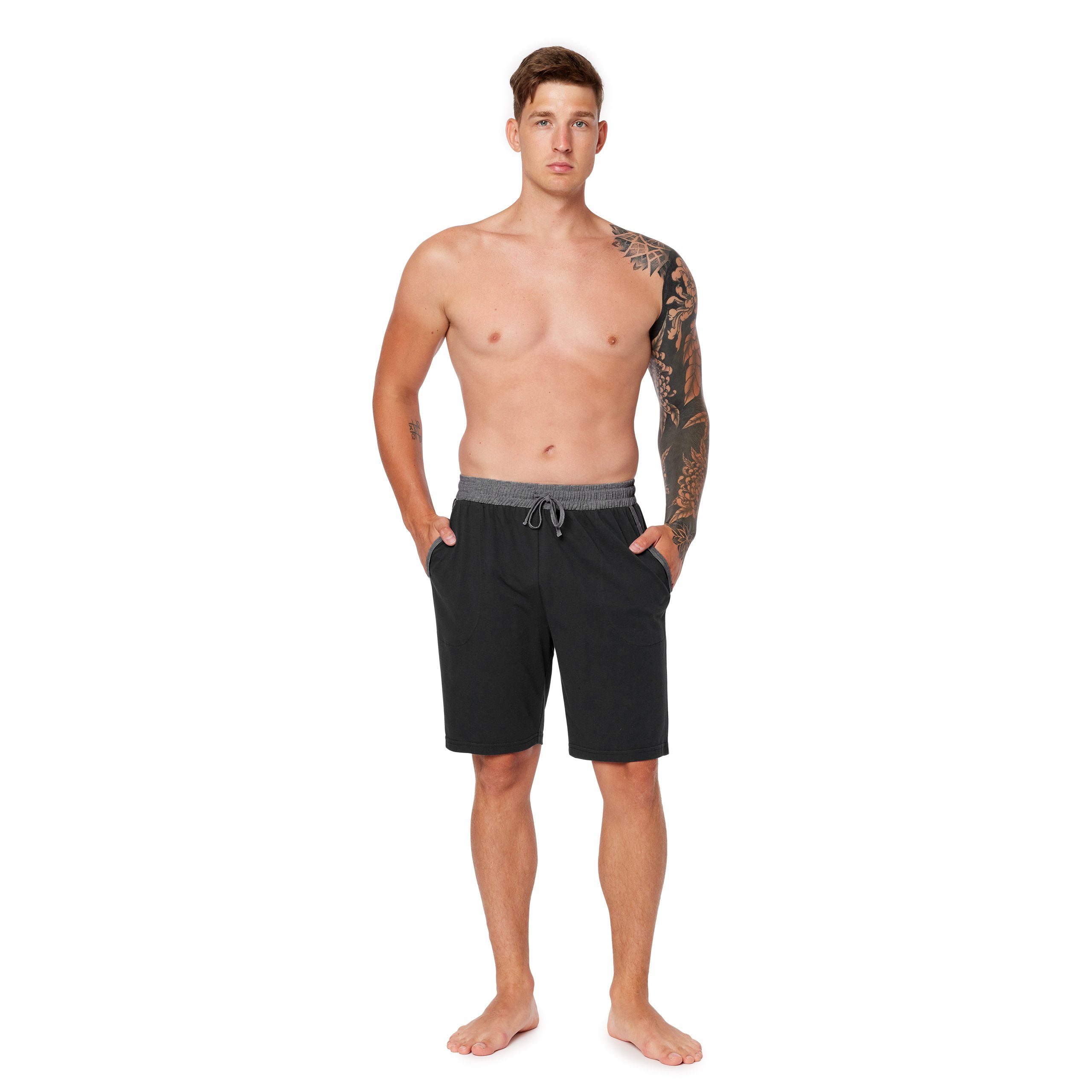 Ladeheid Pyjamashorts Herren Schlafanzughose kurz Herren günstig online kaufen