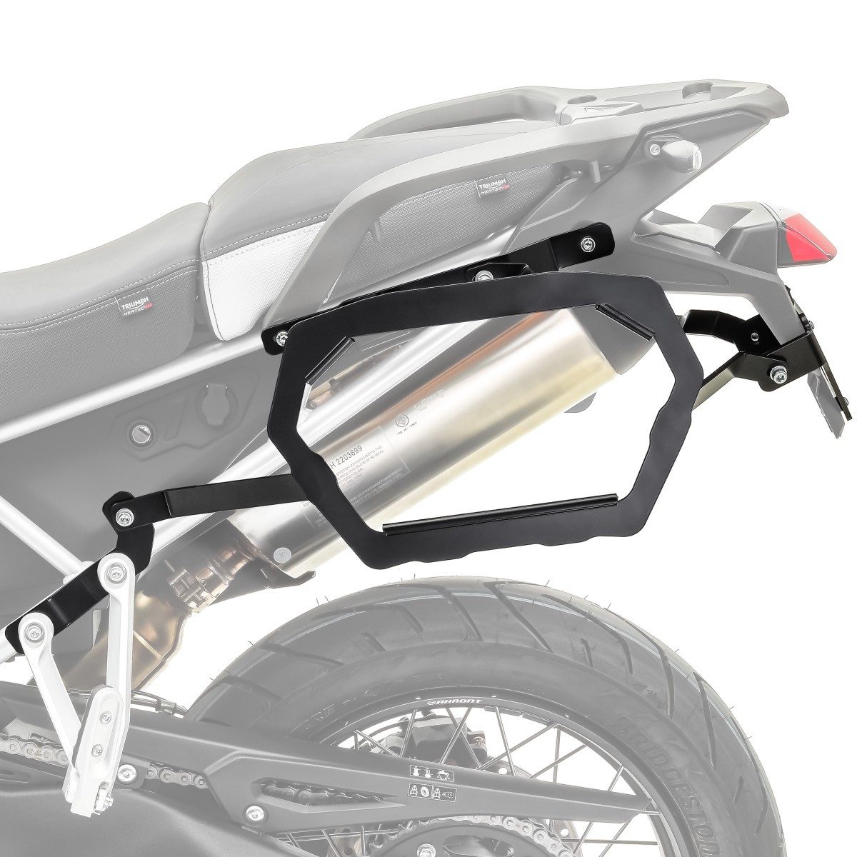 Bagtecs Koffer Kofferträger für Triumph Tiger 900 / GT / Rally 20-23 Koffer und Satte