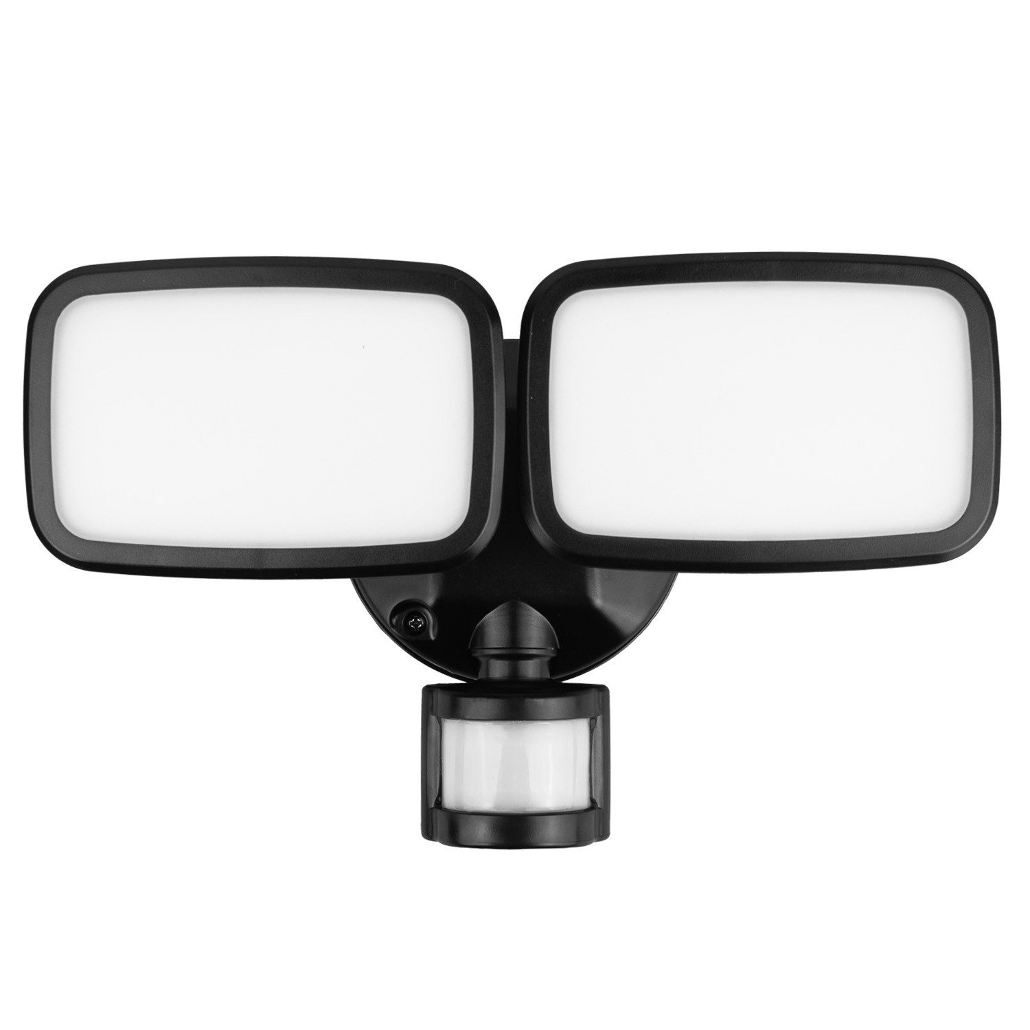 Maclean LED Außen-Wandleuchte mit PIR-Sensor MCE524 B, LED fest integriert, neutralweiß, 20 W, 1500 lm, IP65, neutralweiß 4000 K