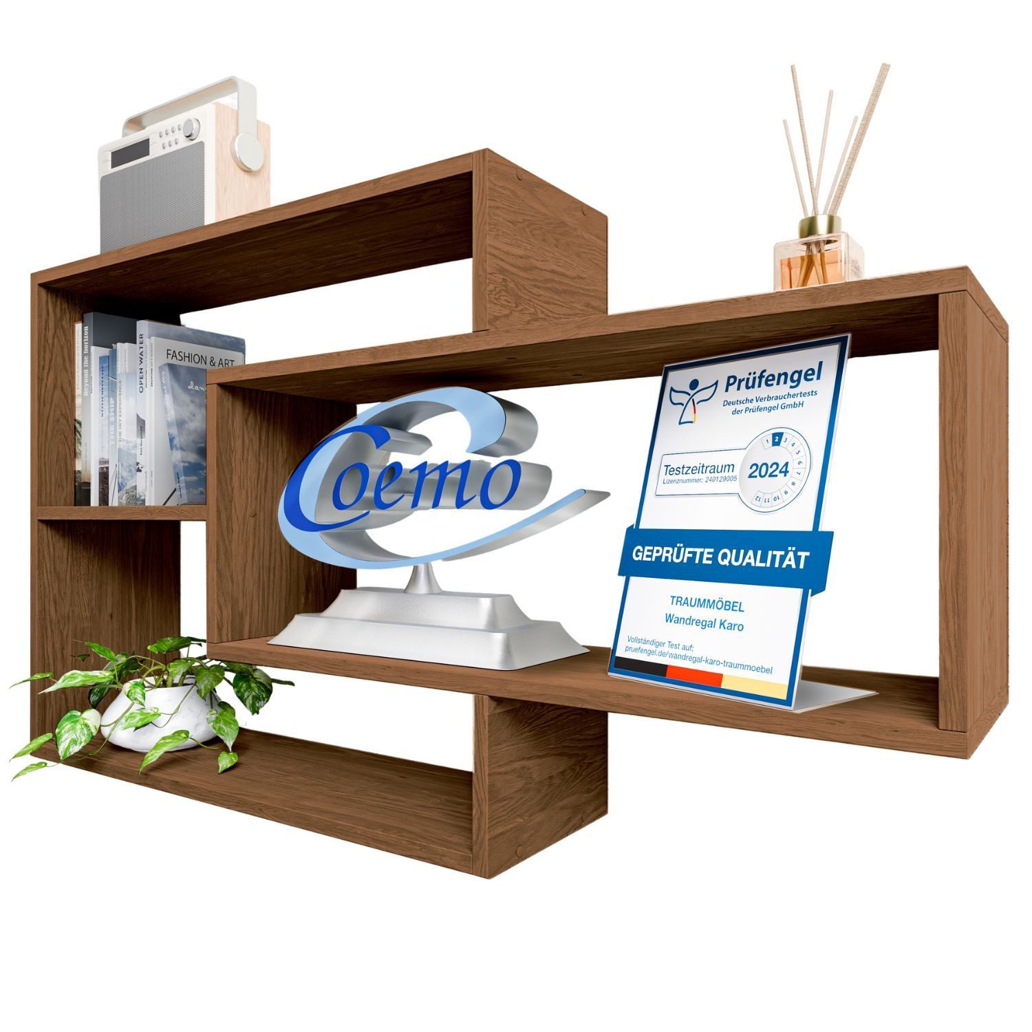 TRAUMMÖBEL Wandregal KARO, Modernes Schweberegal großes Hängeregal Wandrega günstig online kaufen