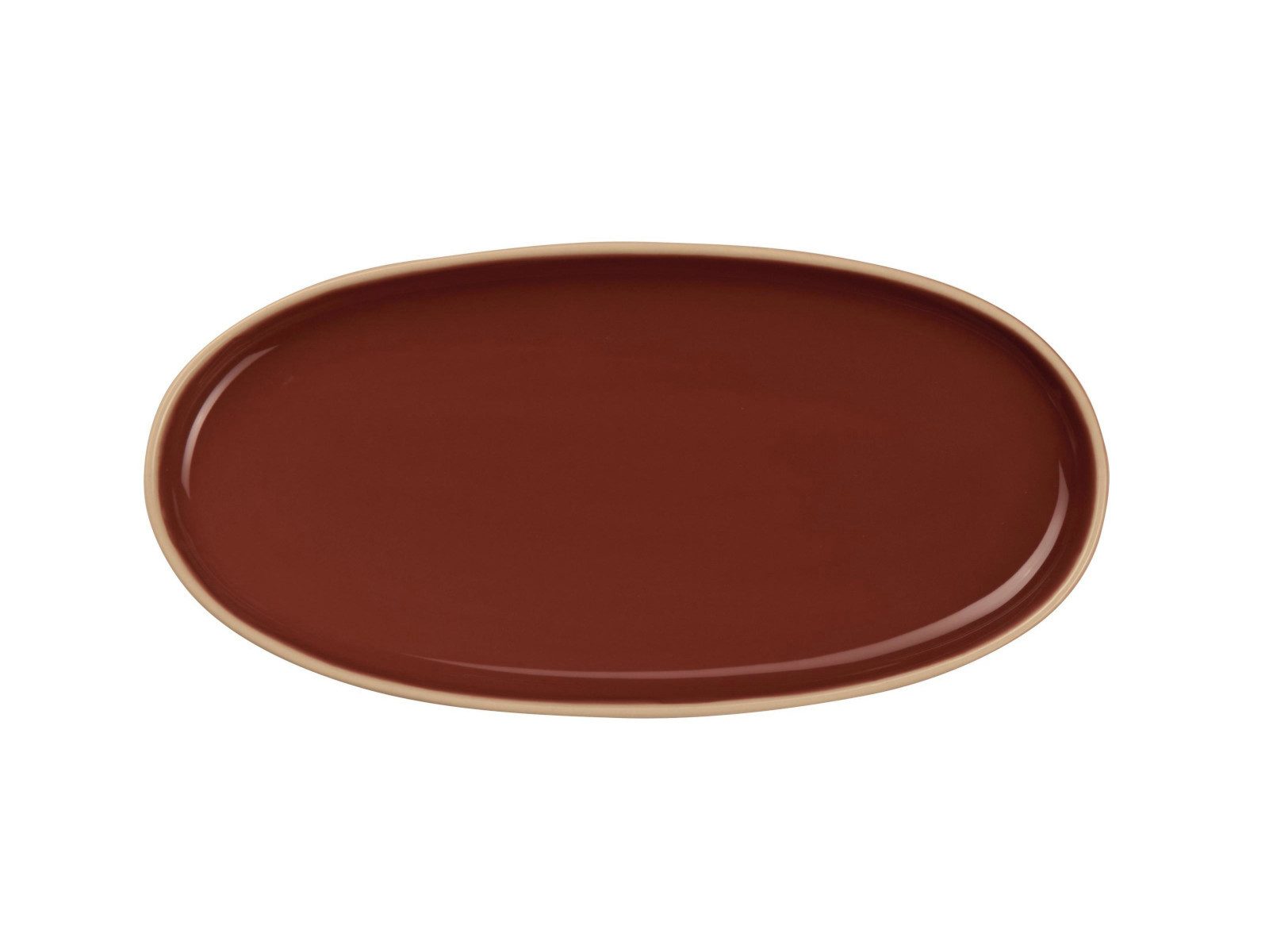 ASA SELECTION Servierteller semana Aperitifteller oval lobster 20x10x2,2cm, Steinzeug, (Aperitifteller)