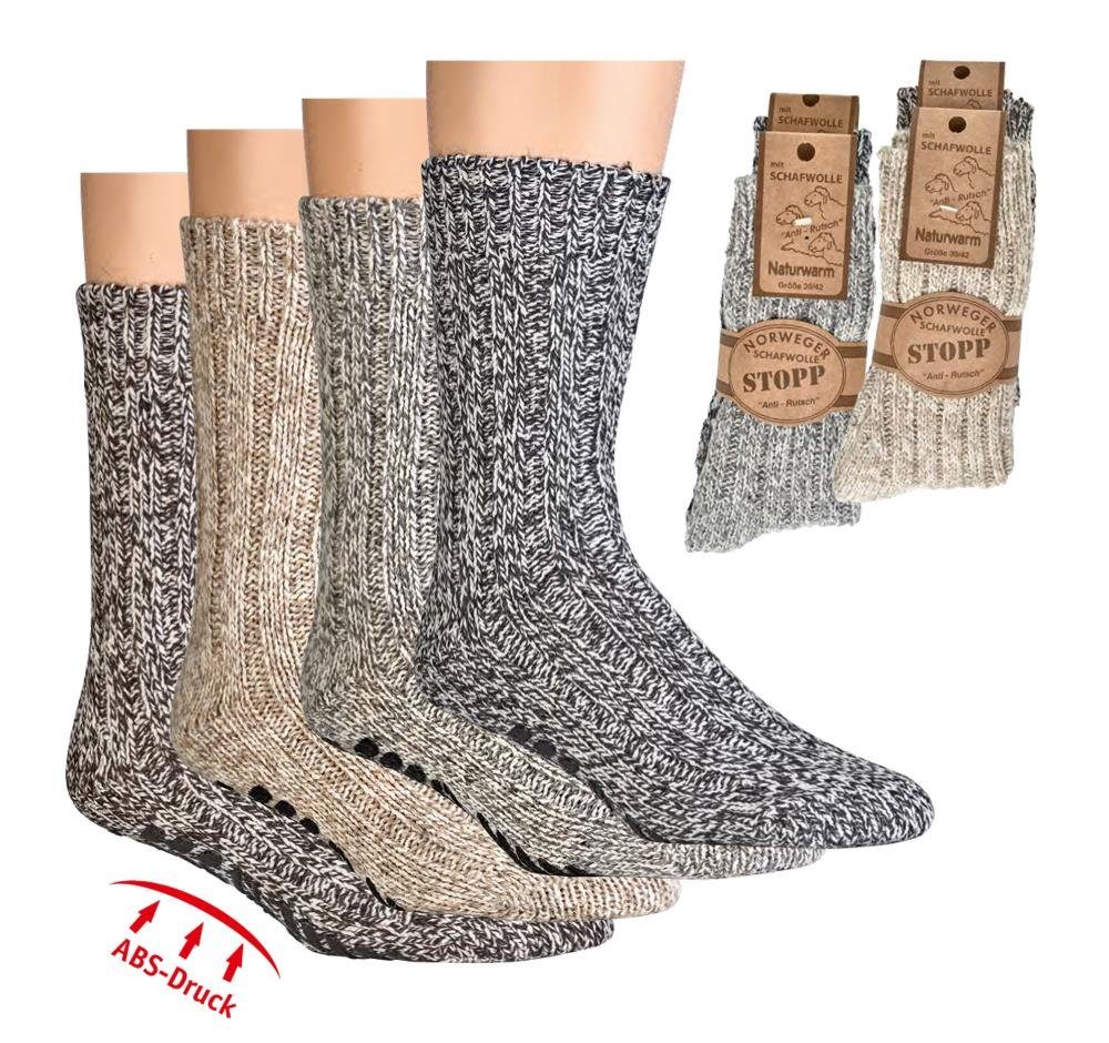 Socks 4 Fun ABS-Socken Schafwollsocken Norweger günstig online kaufen