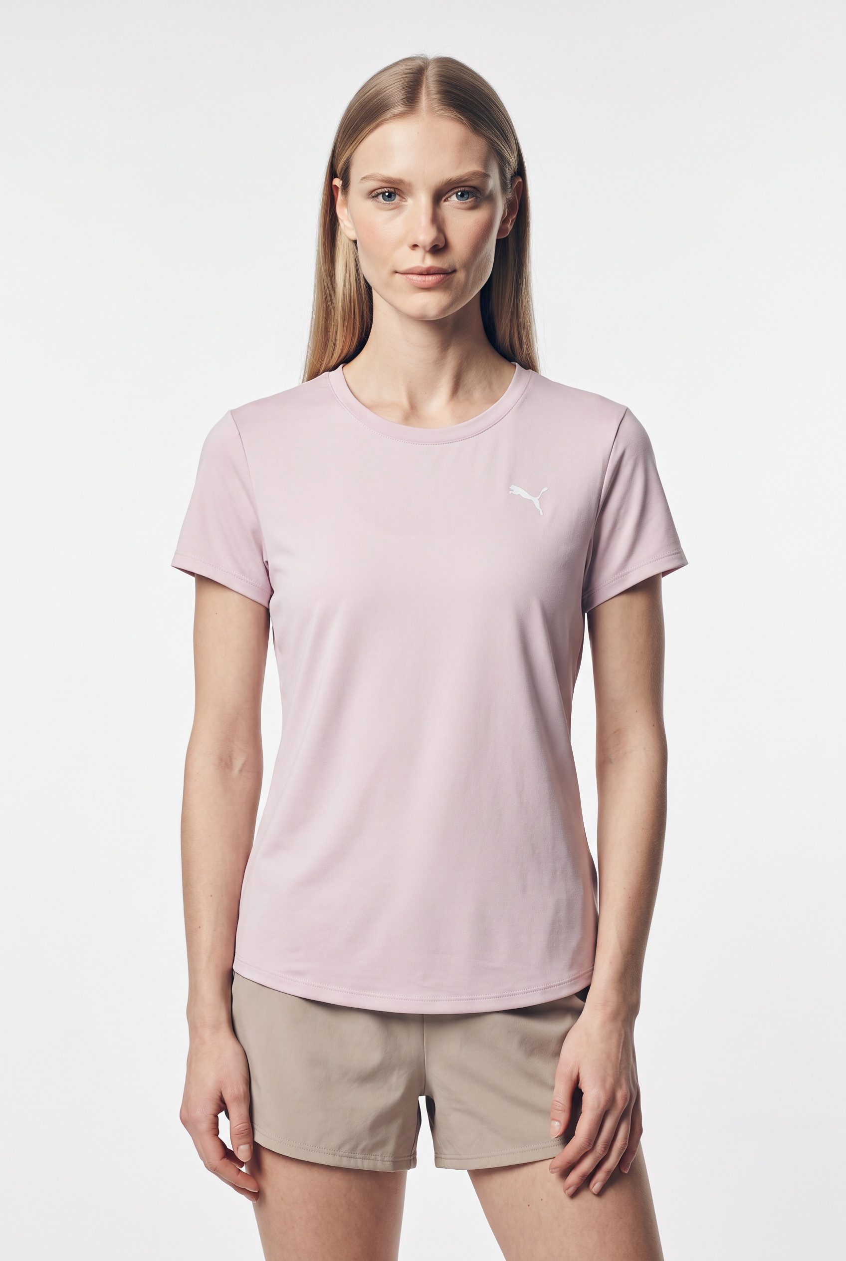 PUMA Trainingsshirt W TAD ESSENTIAL CREW TEE Regular Fit, mit Rundhalsausschnitt, mit seitlichen Schlitzen