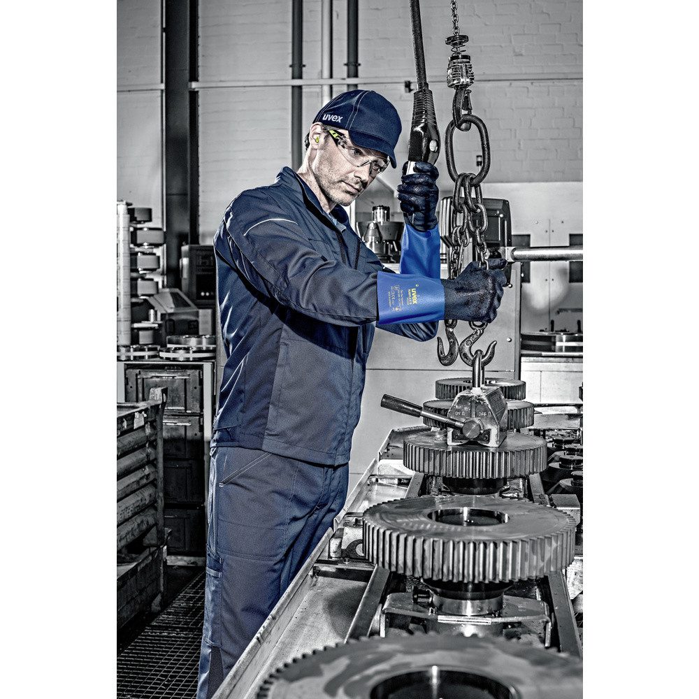 Uvex Chemikalien-Schutzhandschuhe uvex 6055708 rubiflex S XG35B Chemiekalienhandschuh Größe (Handschuhe