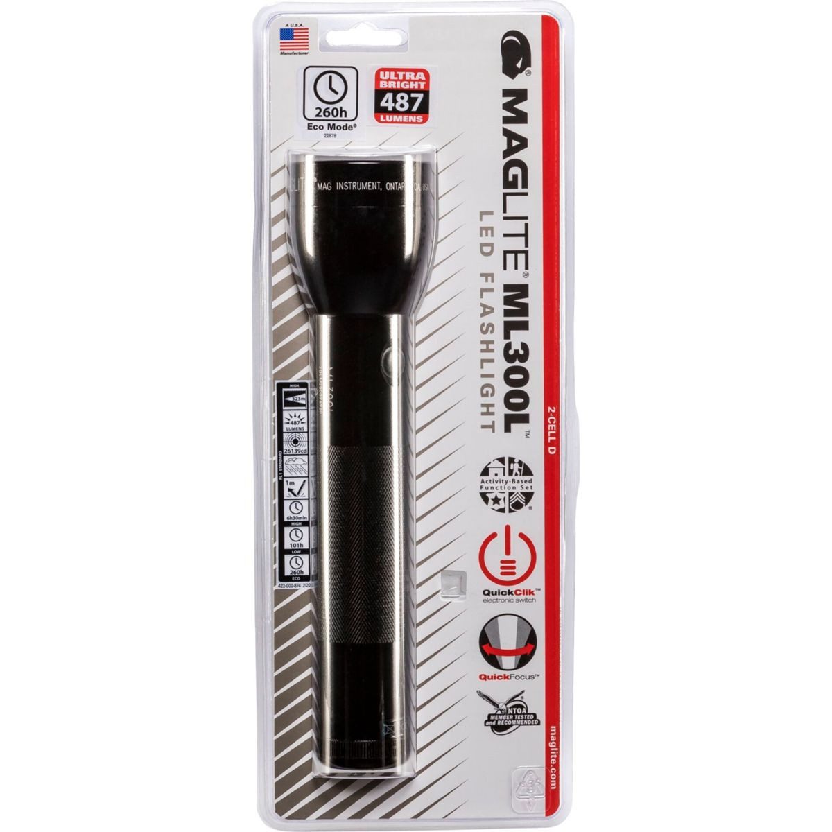 MAGLITE Taschenlampe ML300L 2 D-Cell Taschenlampe