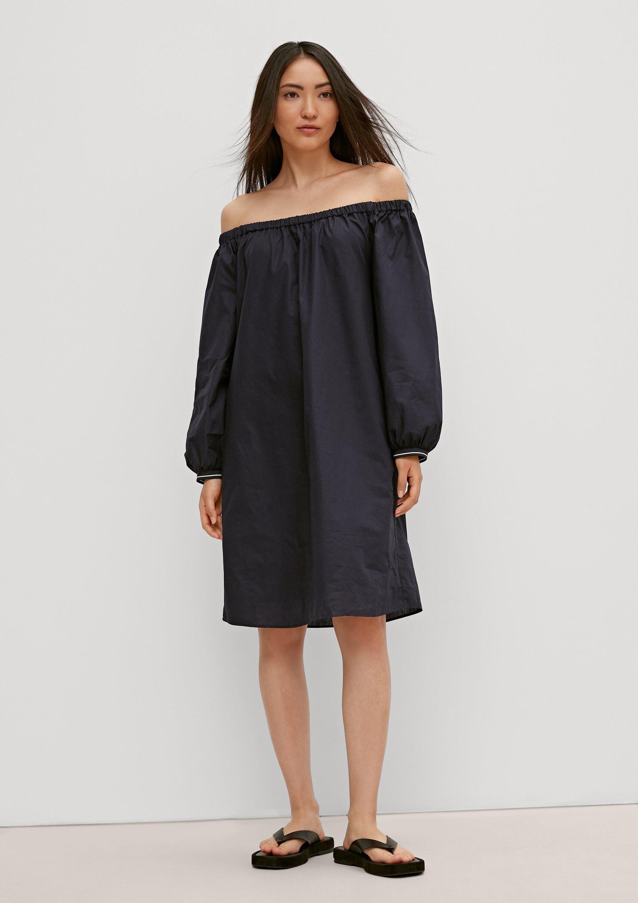 comma Midikleid Kleid Kleid mit 3/4-Ärmel