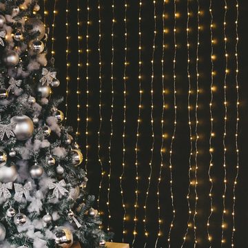 Salcar LED-Lichterkette 3m/6m LED Lichtvorhang Weihnachten Lichterkette 8 Beleuchtungsmodi