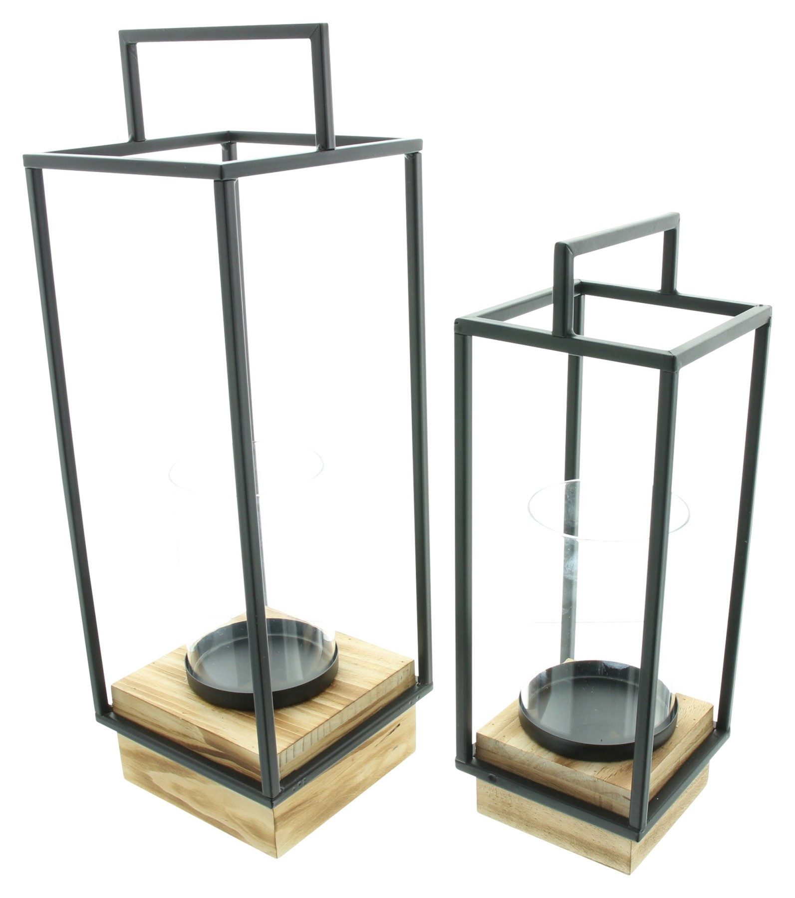 Dekoleidenschaft Kerzenlaterne "Modern Industrial" Laterne aus günstig online kaufen