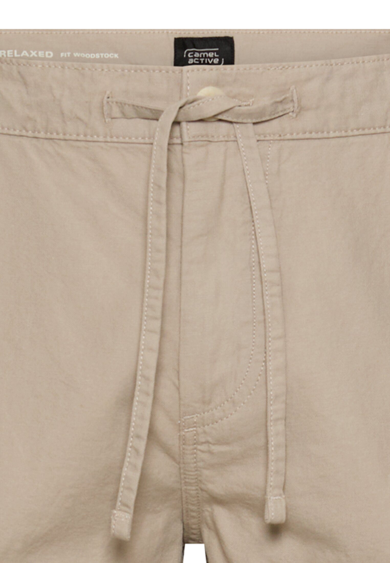 camel active Cargoshorts mit Kordelzug und mit Leinen
