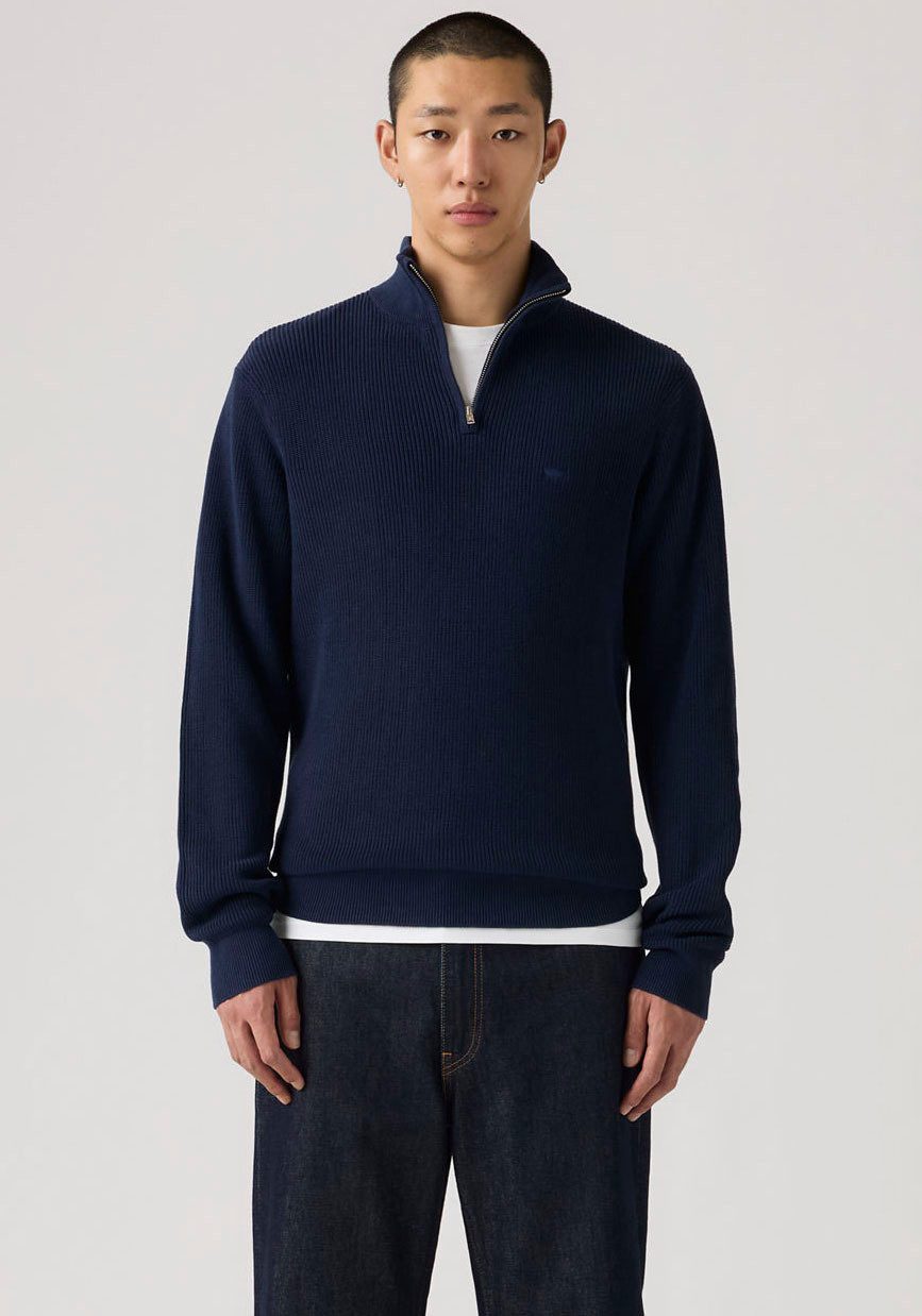 Levi's® Strickpullover HM QUARTER ZIP SWEATER mit Zipper und Struktur günstig online kaufen